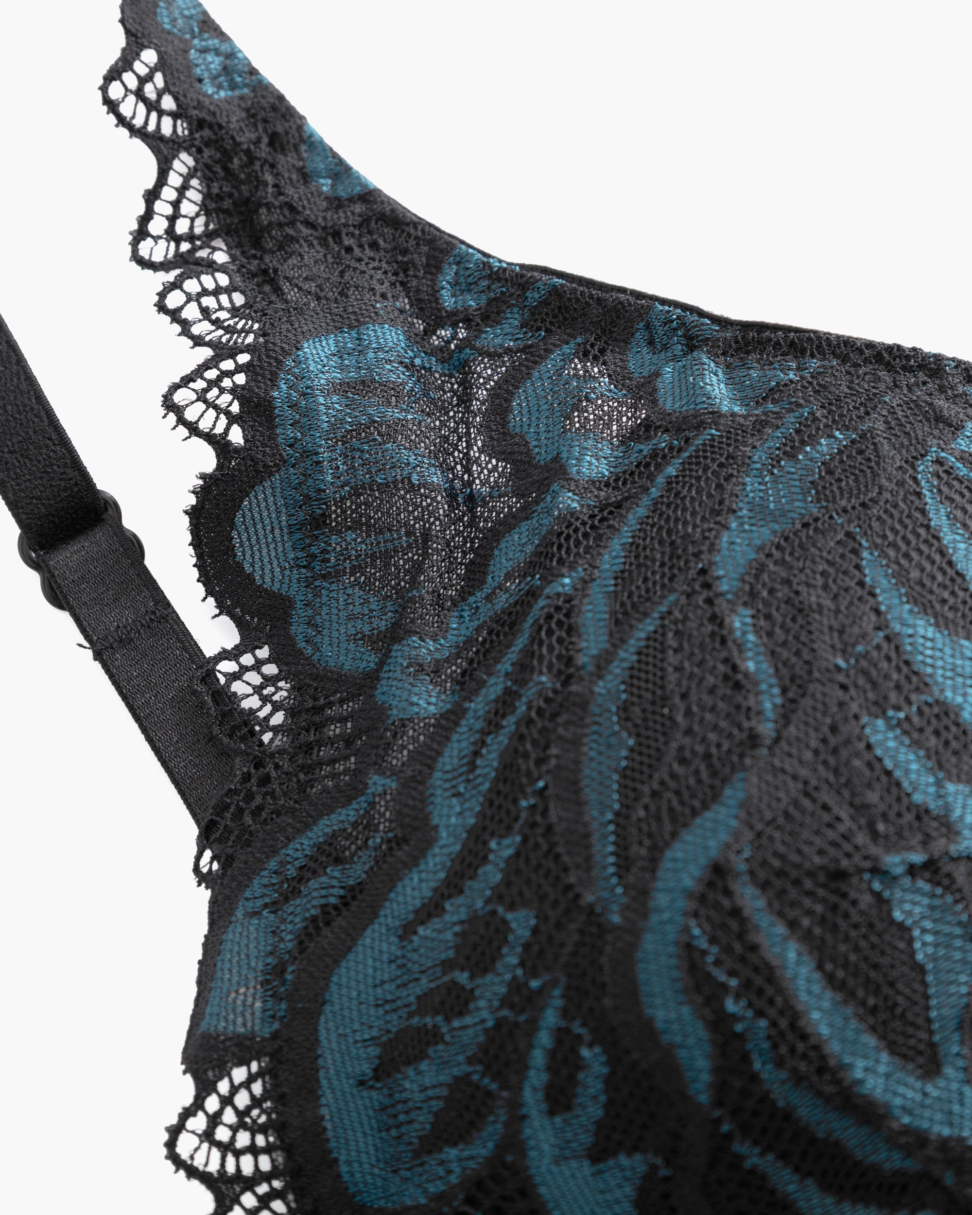 Noir Soutien-Gorge - Encantata Soutien-Gorge Rembourré Plongeant