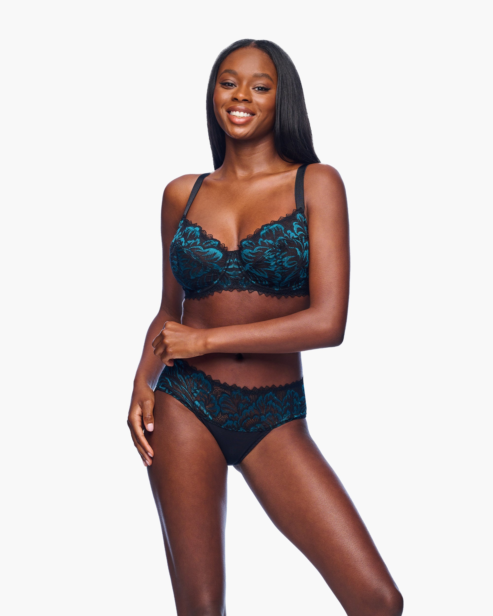 Noir Soutien-Gorge - Encantata Soutien-Gorge Couvrant