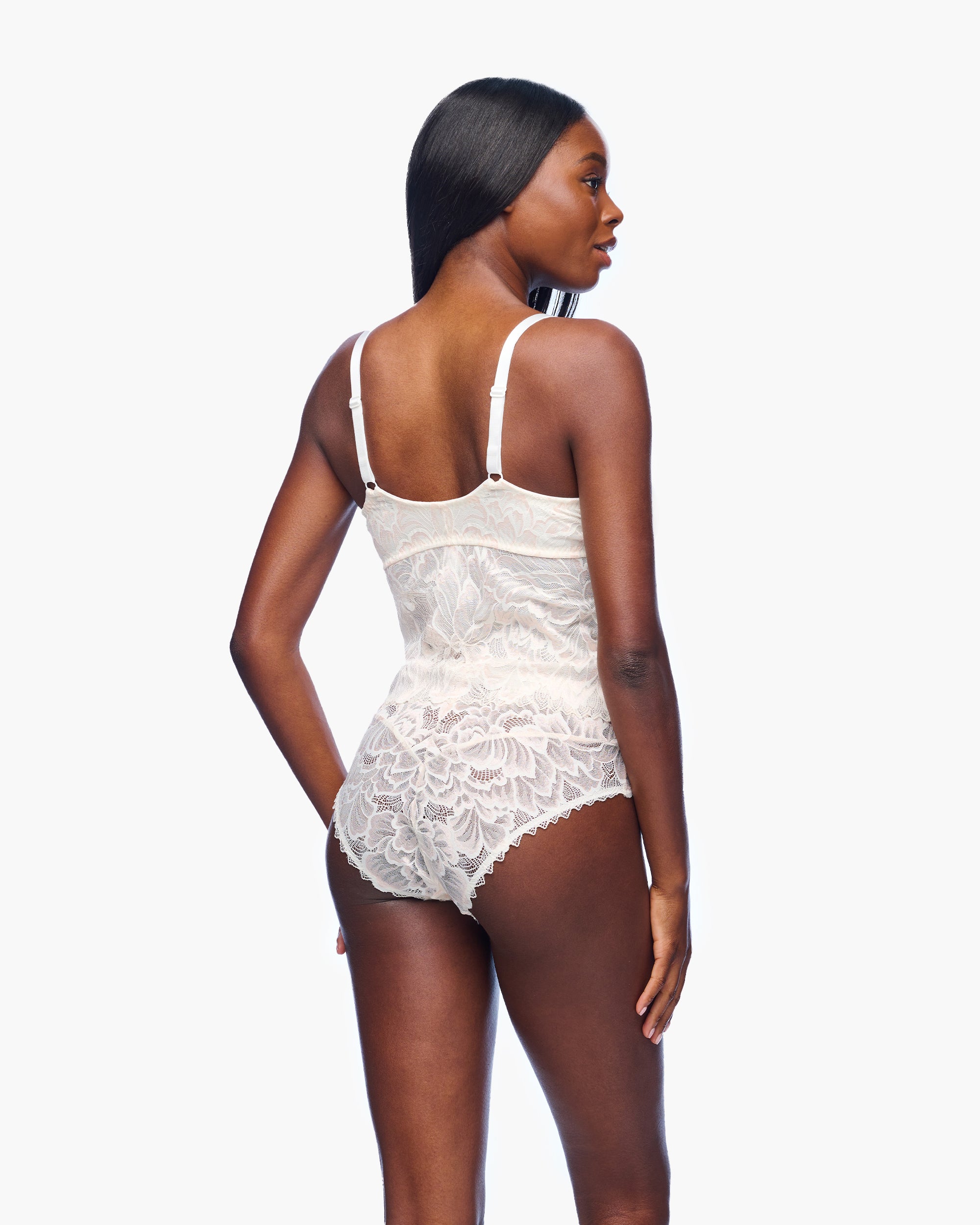 Weiß Hemdchen - Encantata Curvy Camisole
