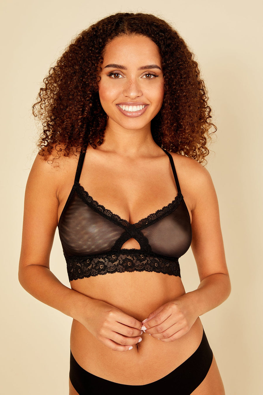 Nero Bralette - Forever Bralette A Spalline Incrociate