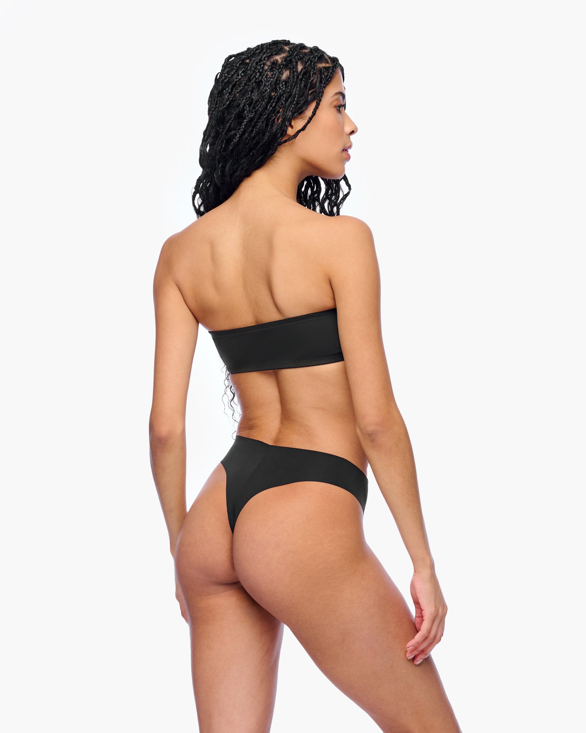 Noir Bralette - Free Cut Micro Soutien-Gorge Bandeau