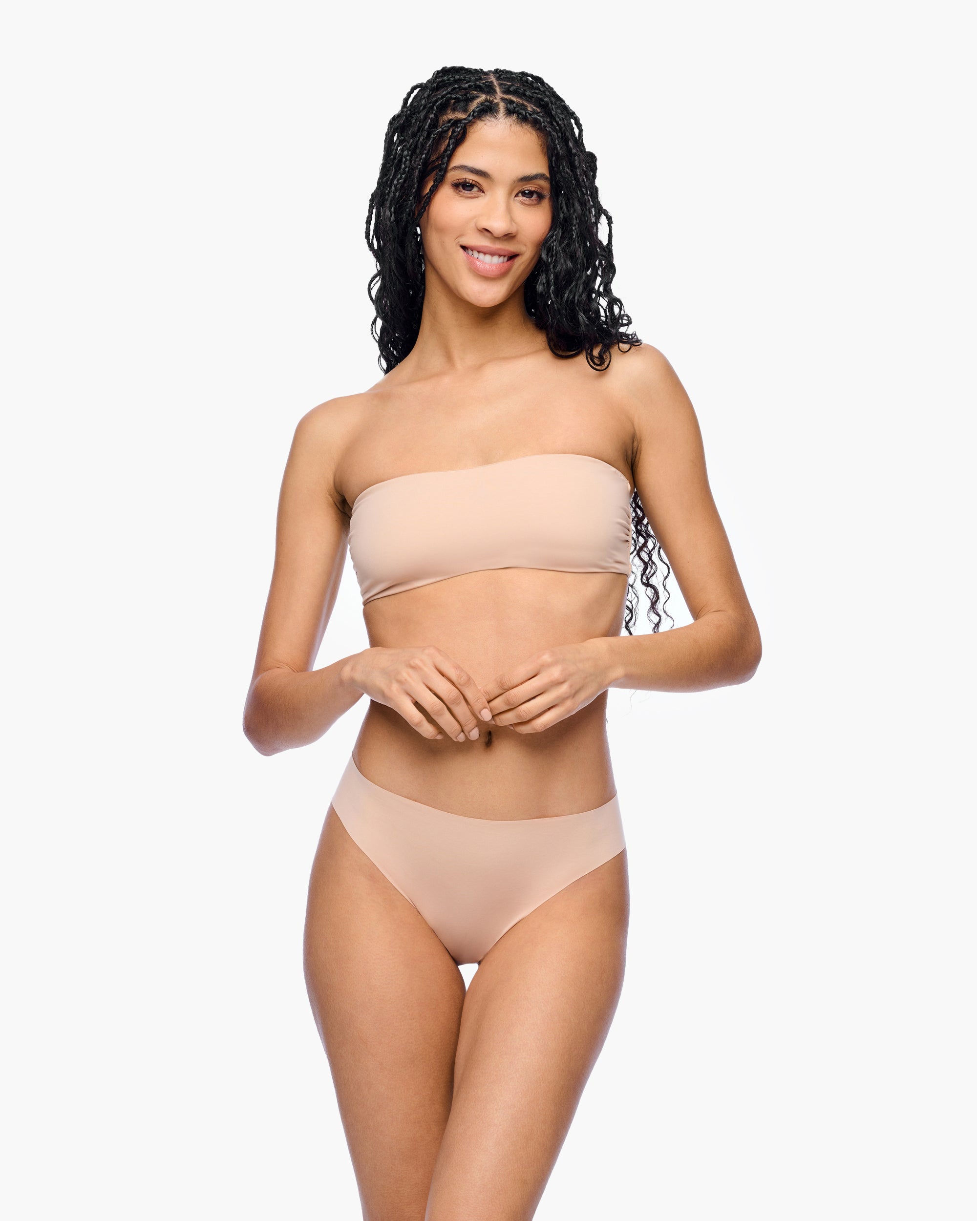 Beige Bralette - Free Cut Micro Soutien-Gorge Bandeau