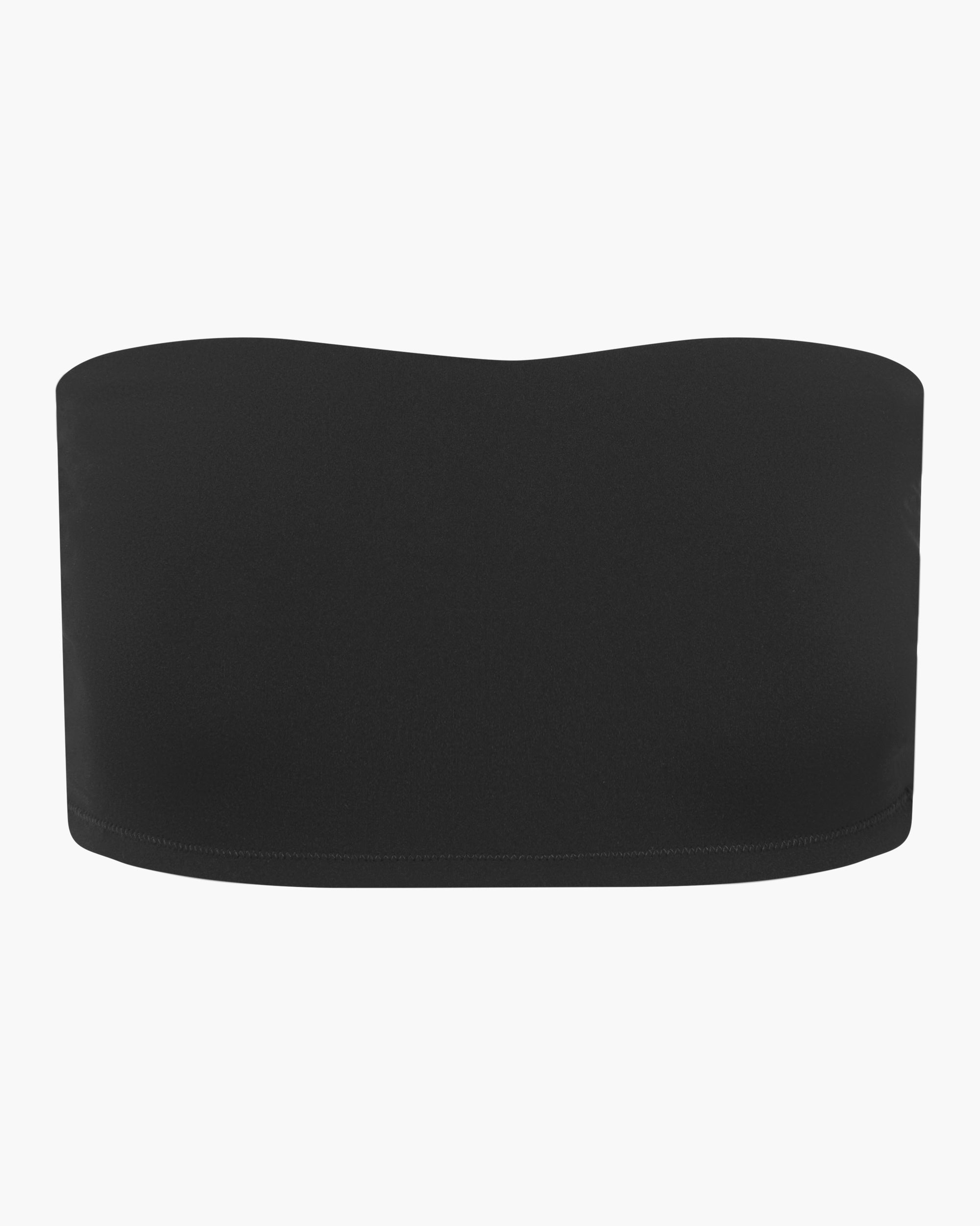 Black Bralette - Free Cut Micro Curvy Bandeau