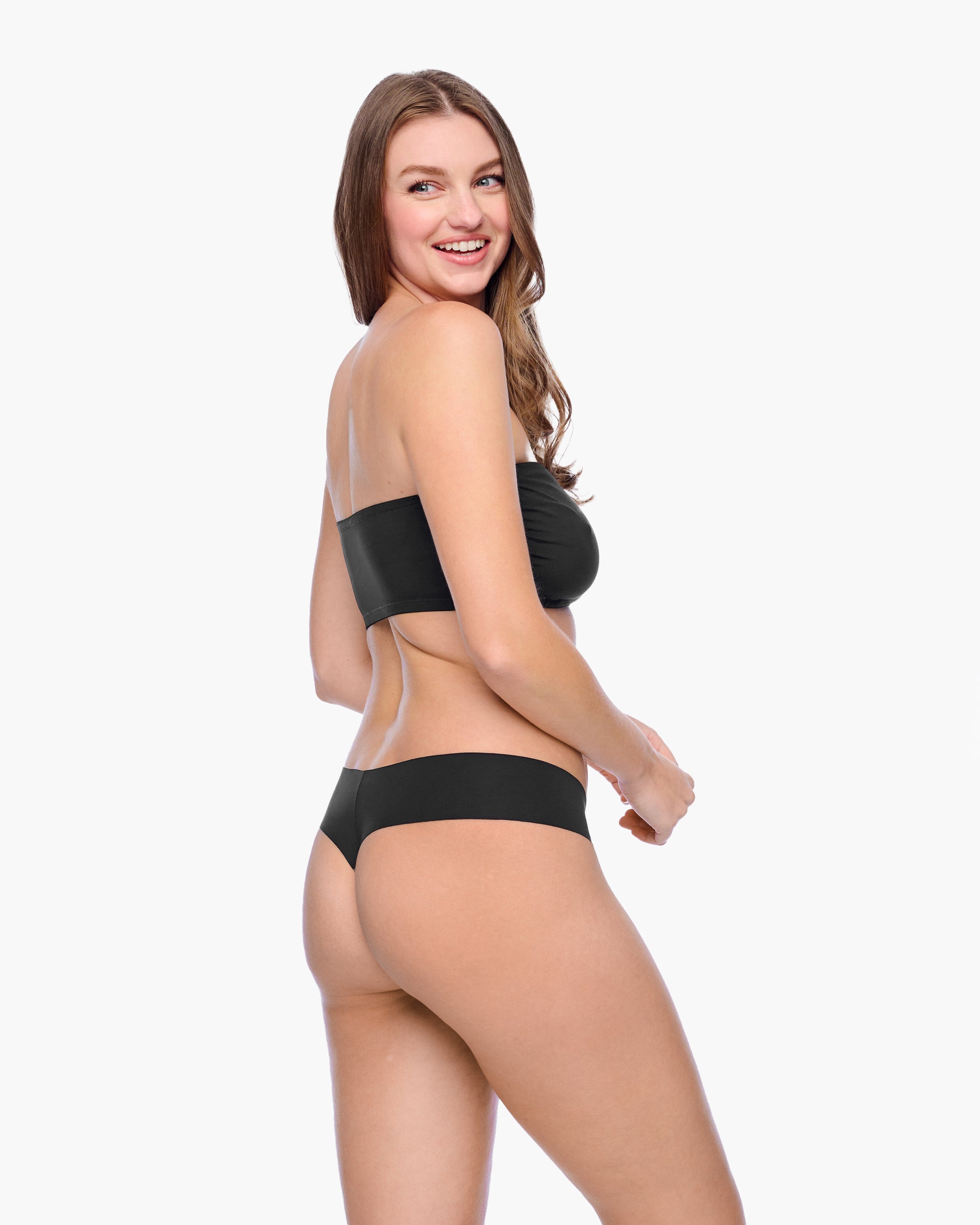 Negro Bralette - Free Cut Micro Bandeau Curvy