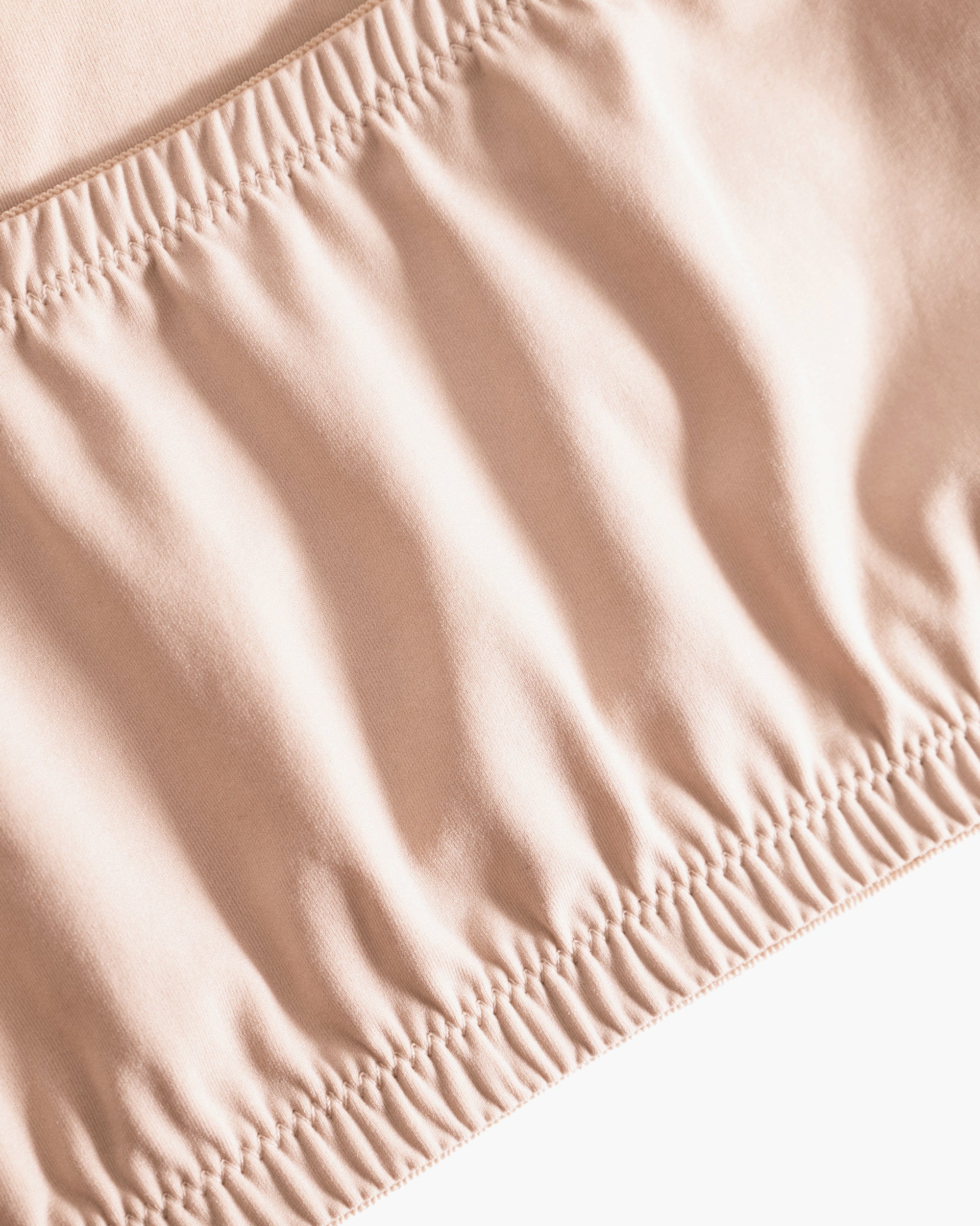 Beige Bralette - Free Cut Micro Bandeau Curvy