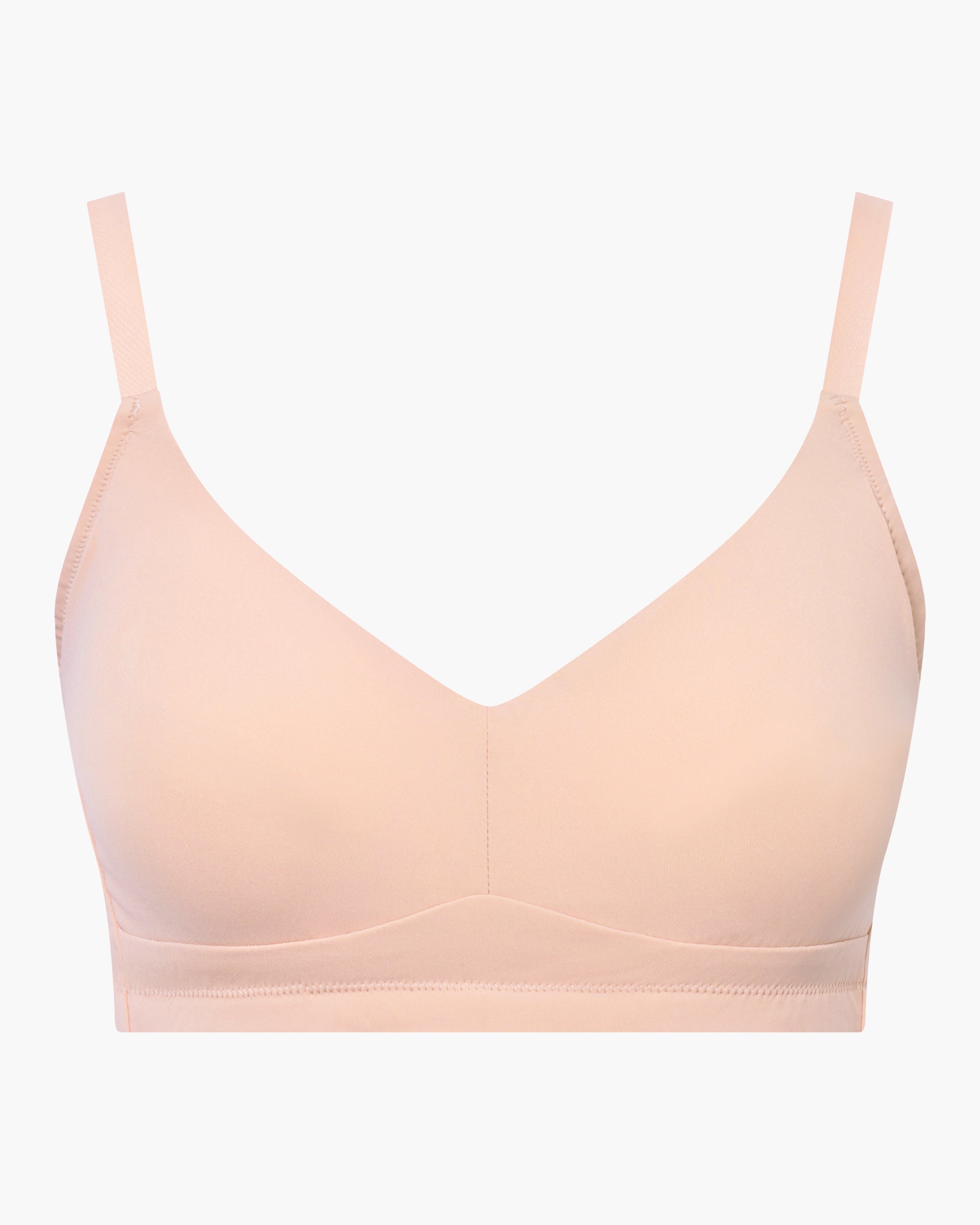 Beige Bralette - Free Cut Micro Bralette Curvy