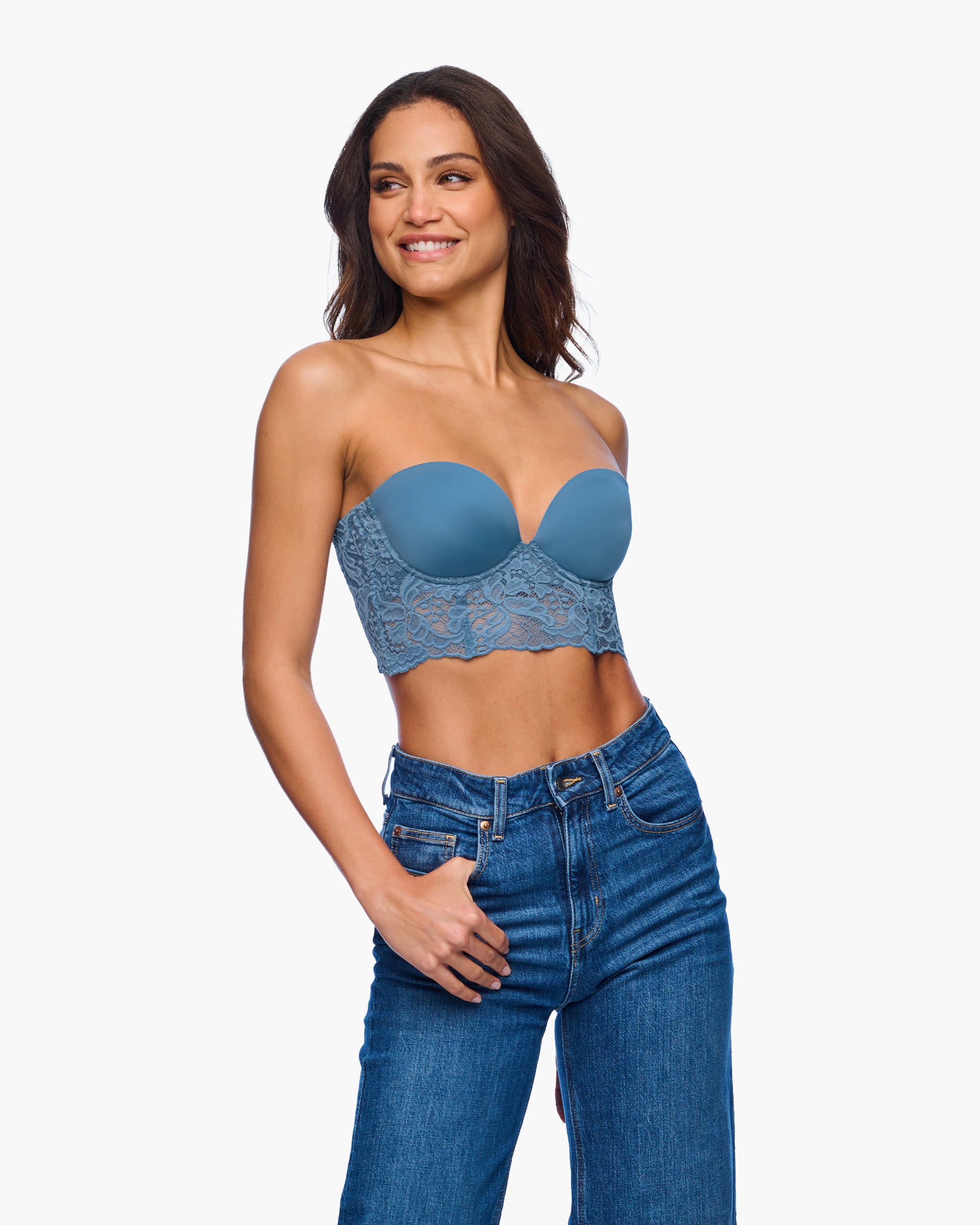 Blau Bustier - Jhansi Bustier