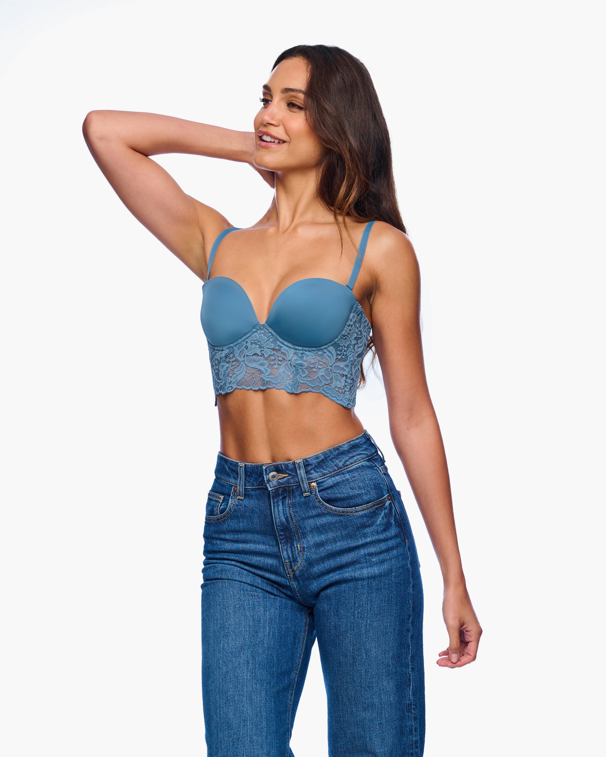 Blau Bustier - Jhansi Bustier