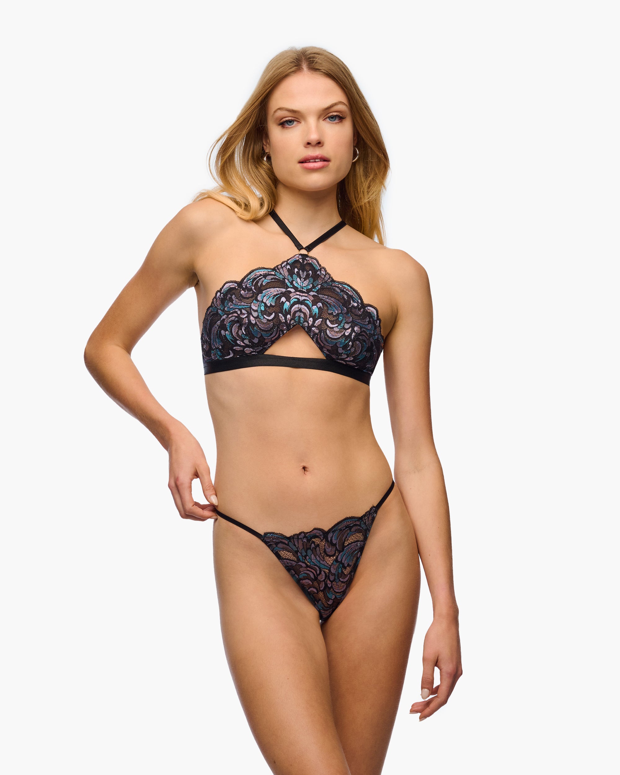 Noir String Ficelle - Lianella G-String