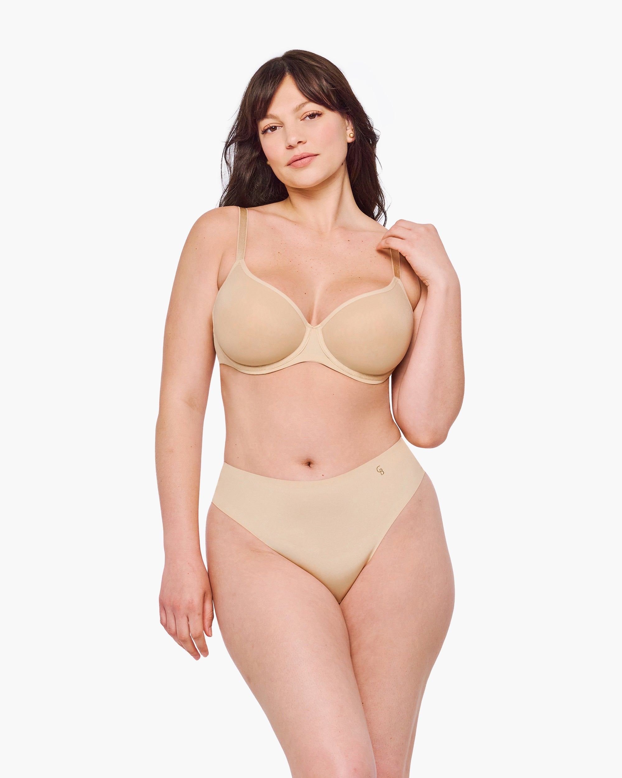 Beige Bh - Lisciante Spacer-T-Shirt-Bh
