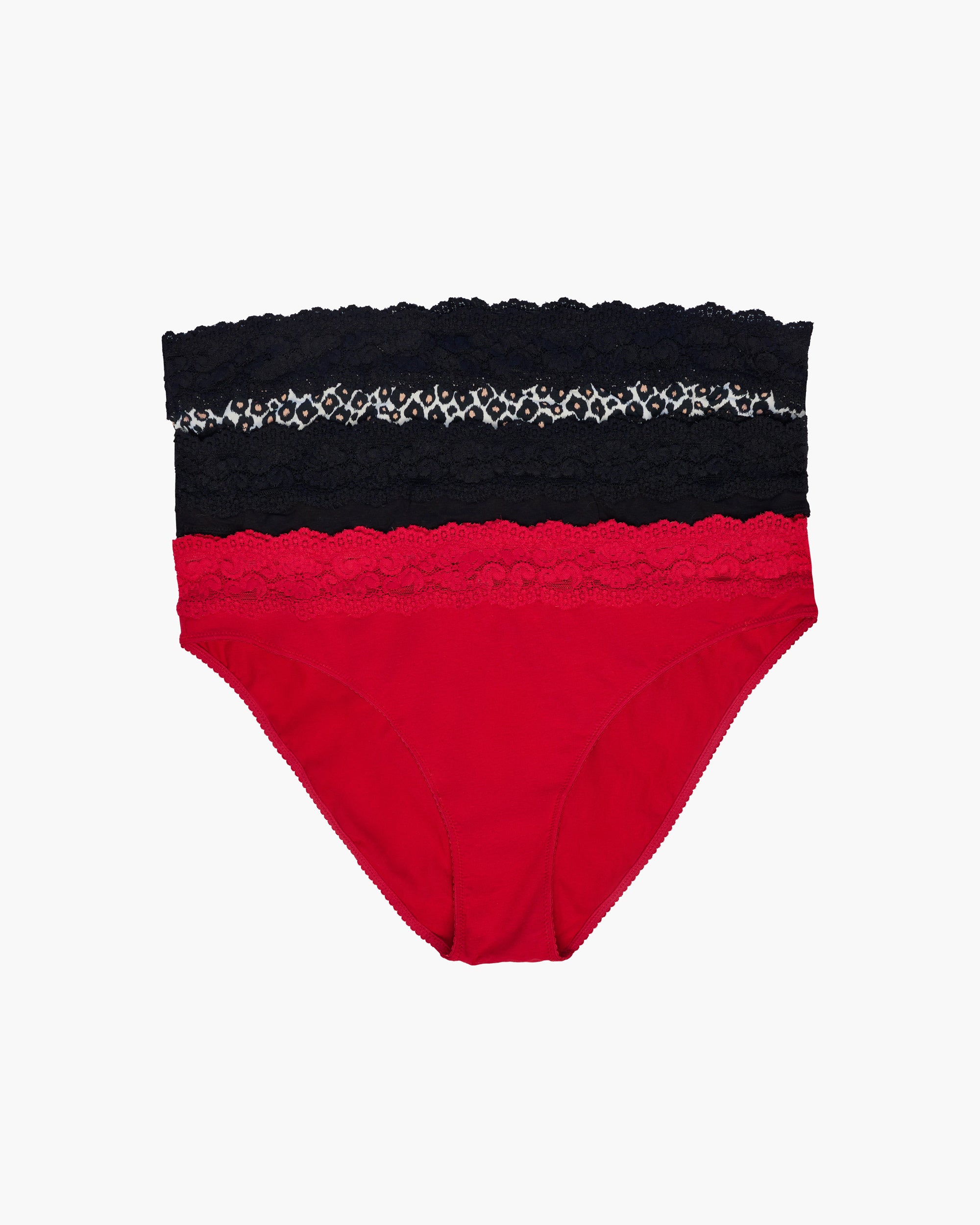 Multi Slip Sgambati - Cosabella Amore Love Slip Love Taglie Comode – Confezione Da 3
