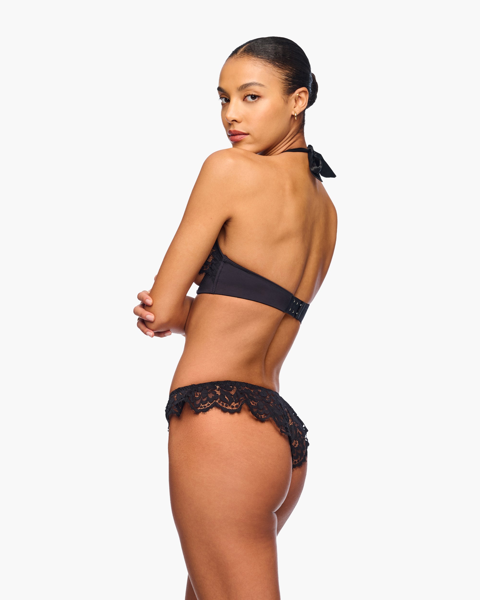 Schwarz Slip - Magnolia Ouvert Bikini