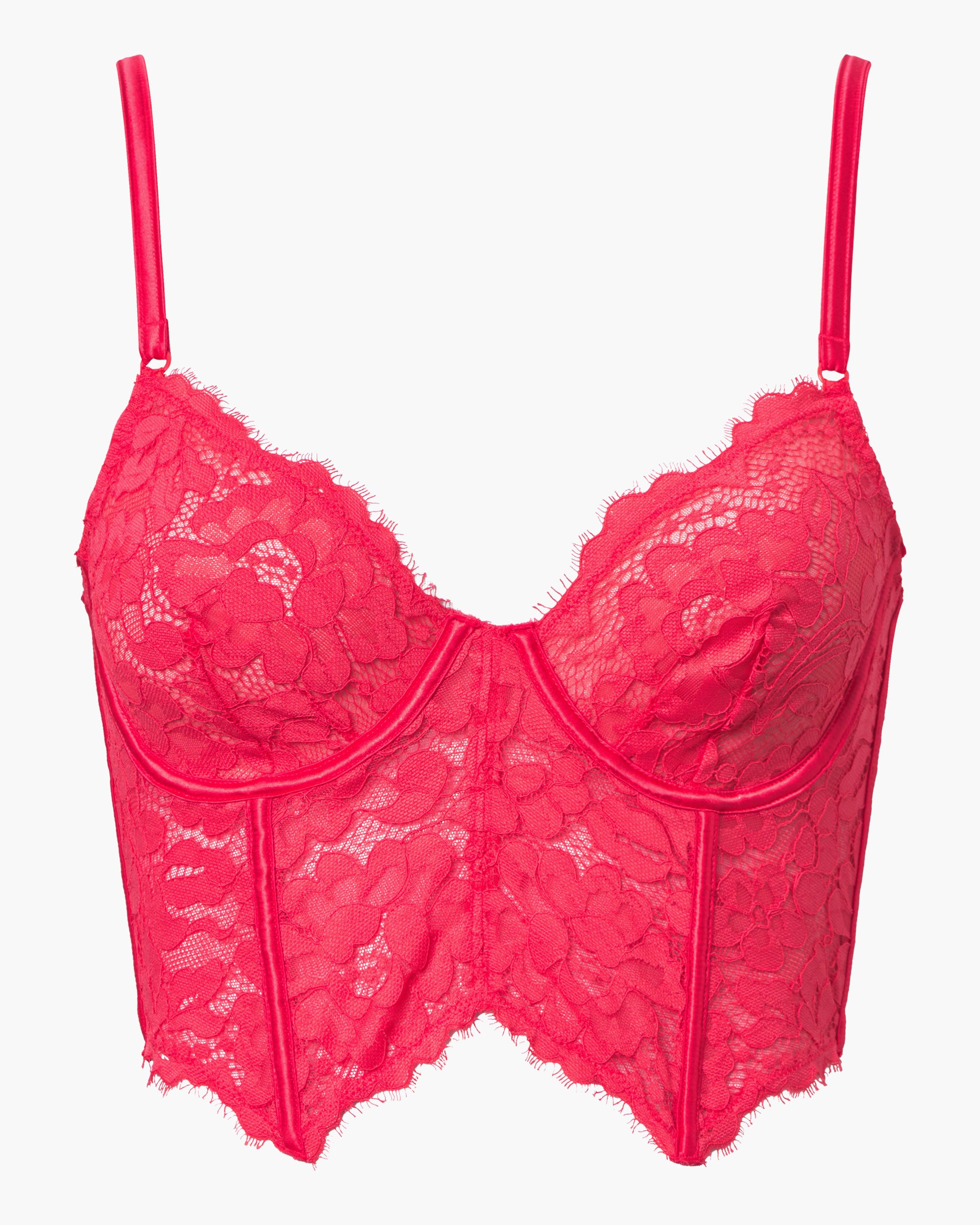 Rose Soutien-Gorge - Magnolia Soutien-Gorge Style Bustier À Armatures