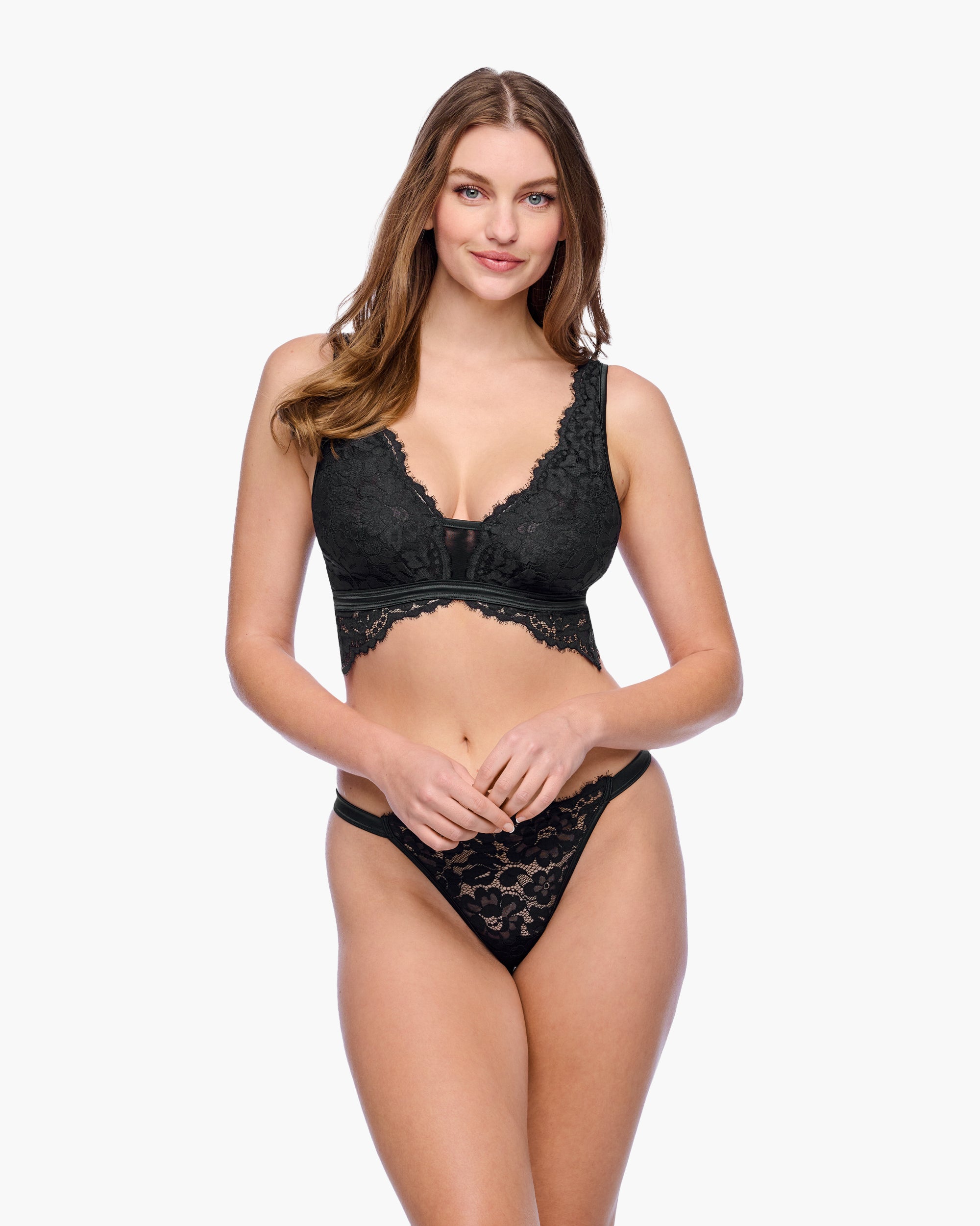 Black Bralette - Magnolia Curvy Bralette