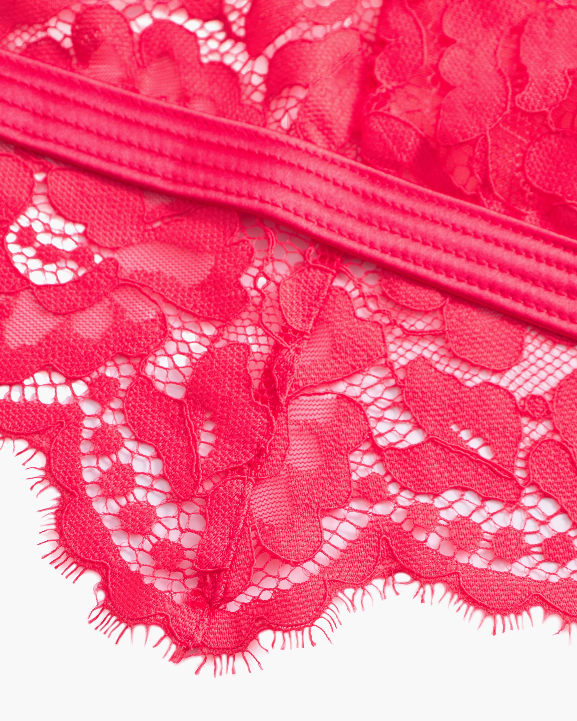 Rose Bralette - Magnolia Brassière À Grands Bonnets Triangulaires