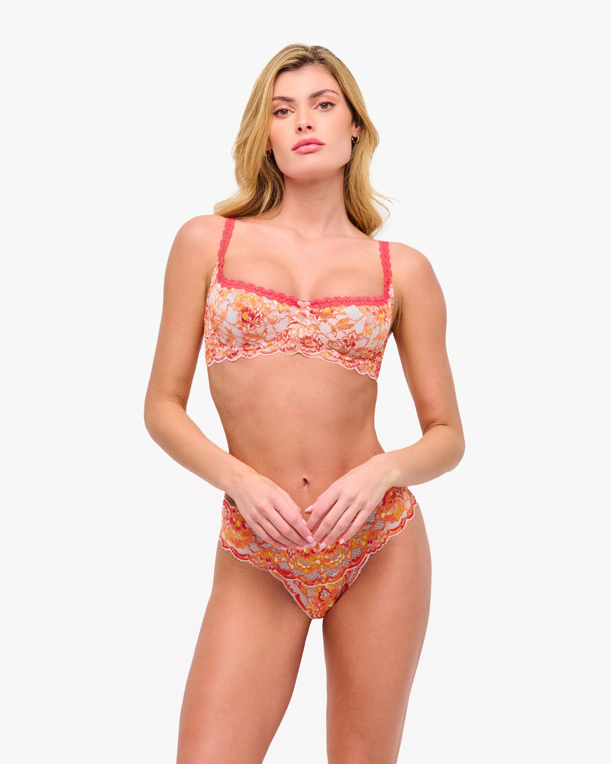 Orange Bra - Never  Say Never Ombre Balconette Bra