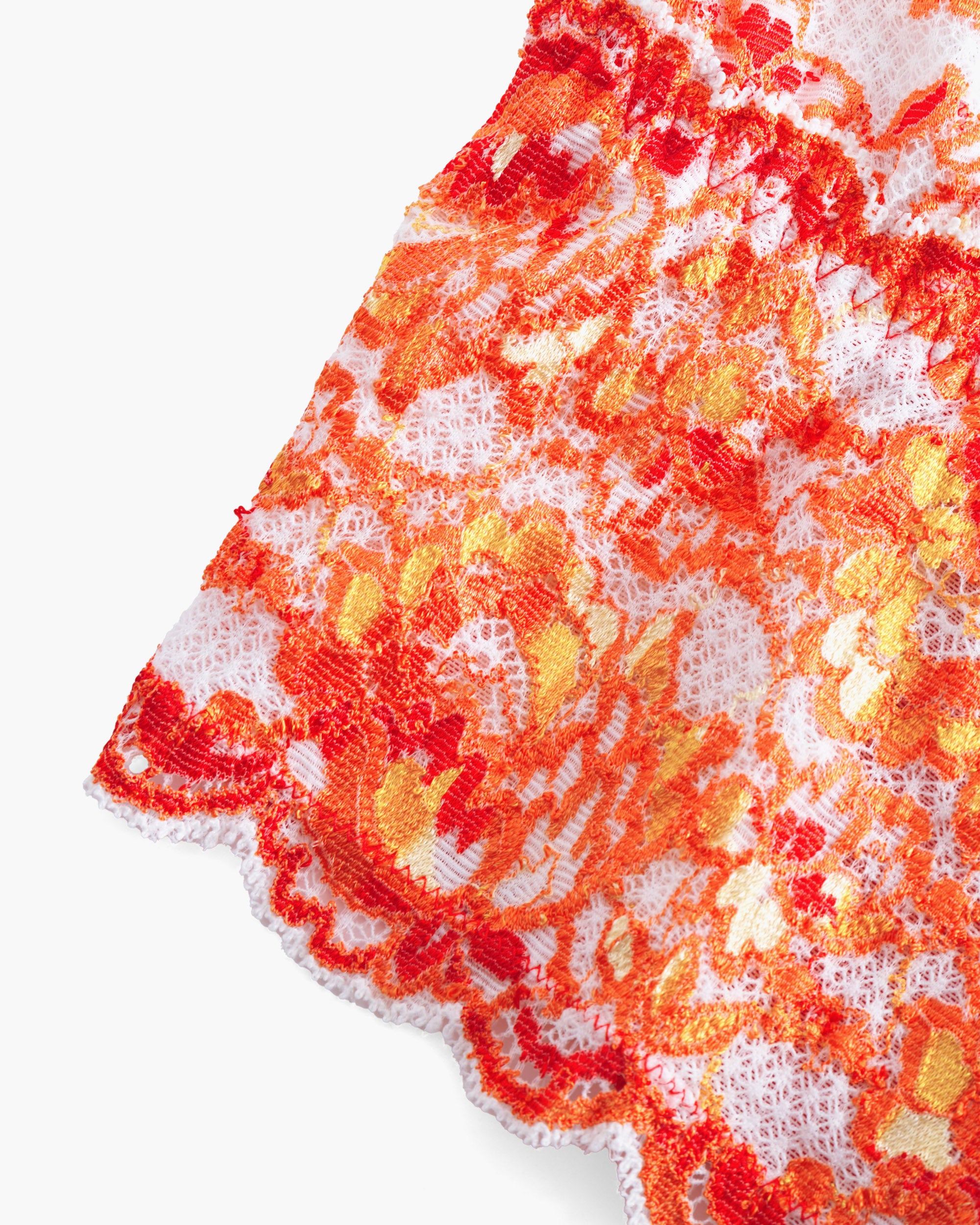 Orange Bralette - Never  Say Never Ombre Curvy-Plungie-Longline-Bralette