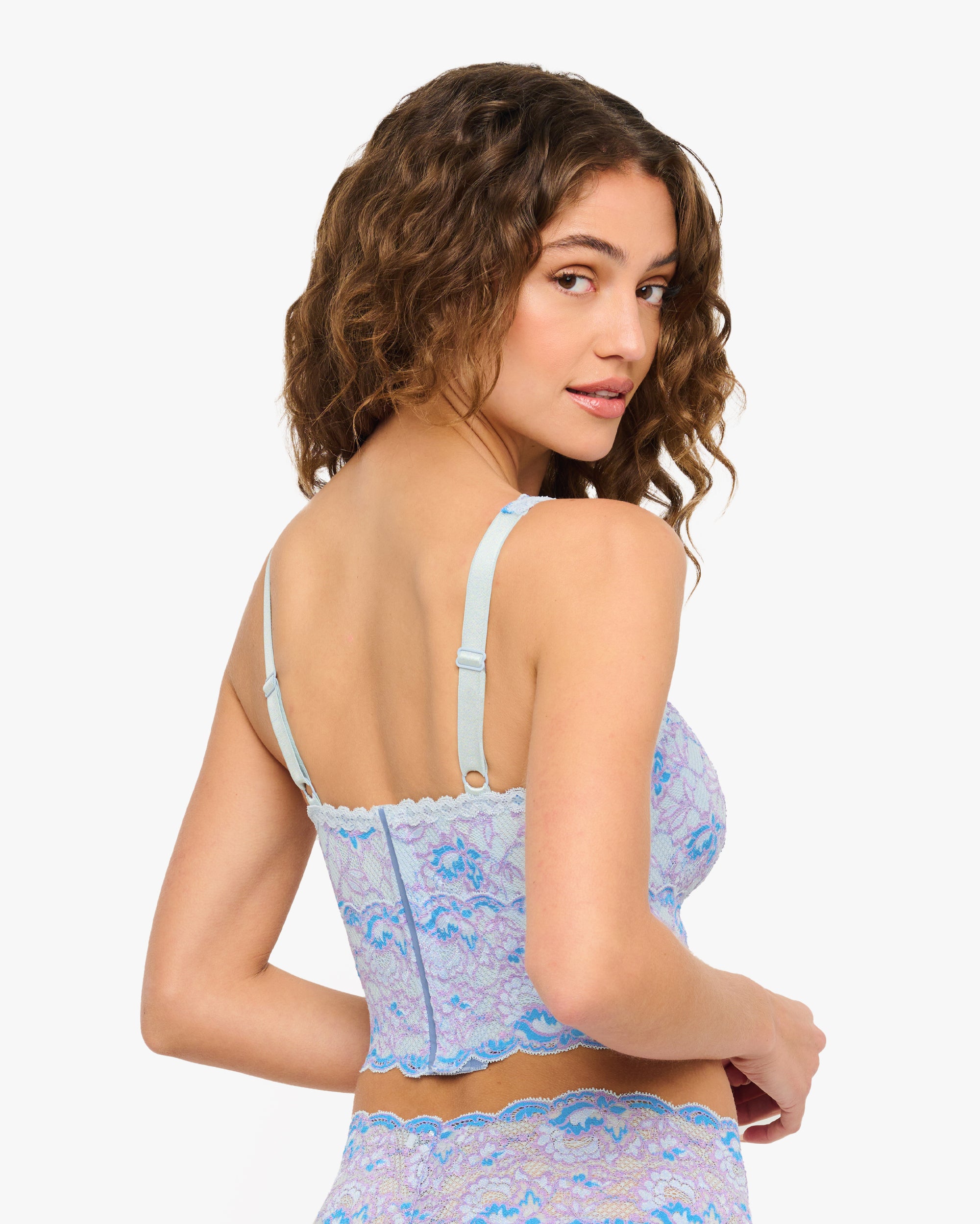 Lila Bralette - Never  Say Never Ombre Curvy-Plungie-Longline-Bralette