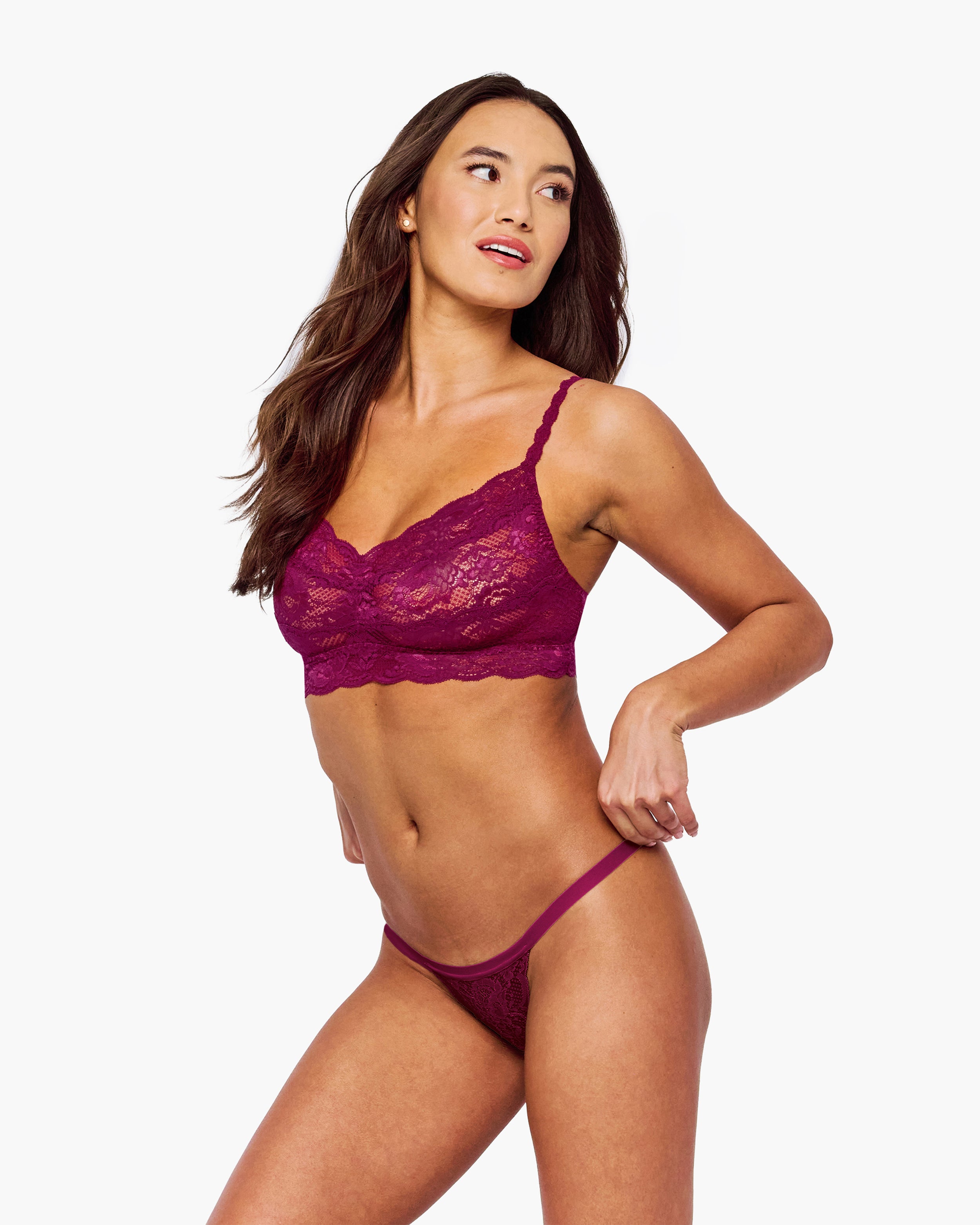 Rot String-Tanga - Never Say Never Skimpie G-String