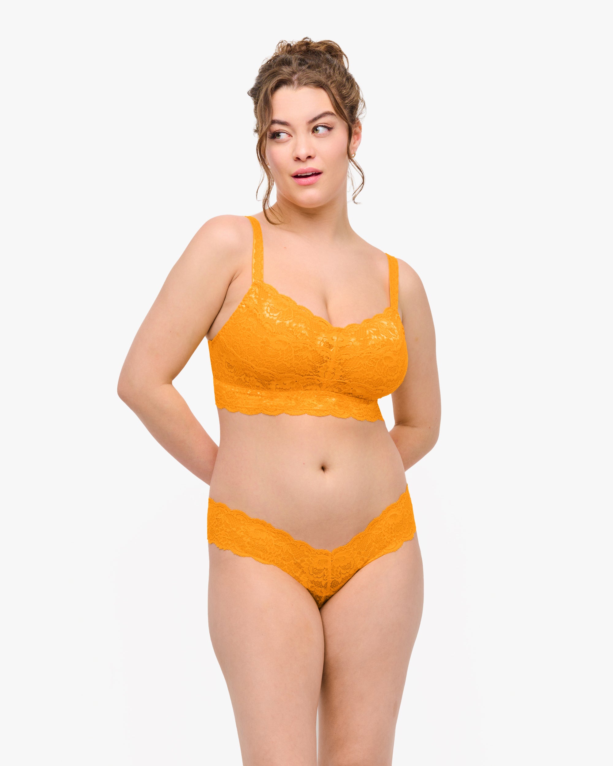 Naranja Tangas - Never Say Never Cutie - Tanga De Tiro Bajo