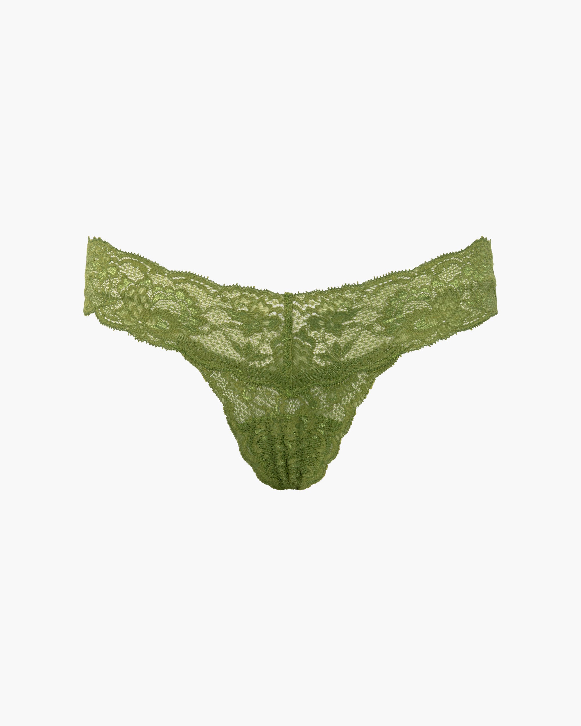 Green Thong - Never Say Never Cutie Low Rise Thong