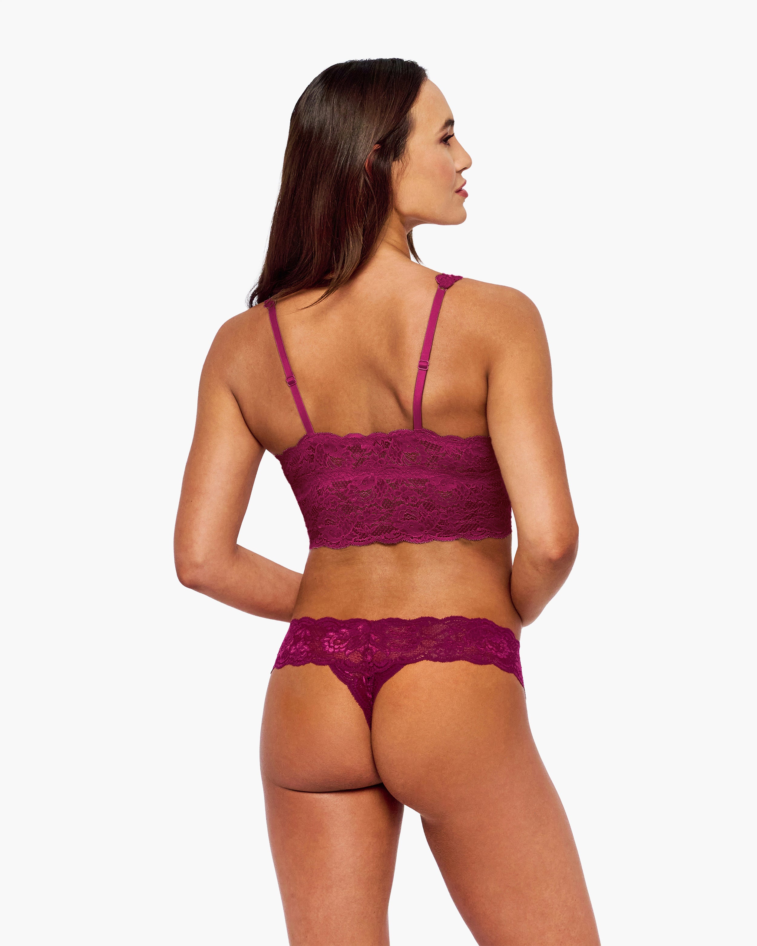 Rot Tanga - Never Say Never Cutie Tief Sitzender Tanga