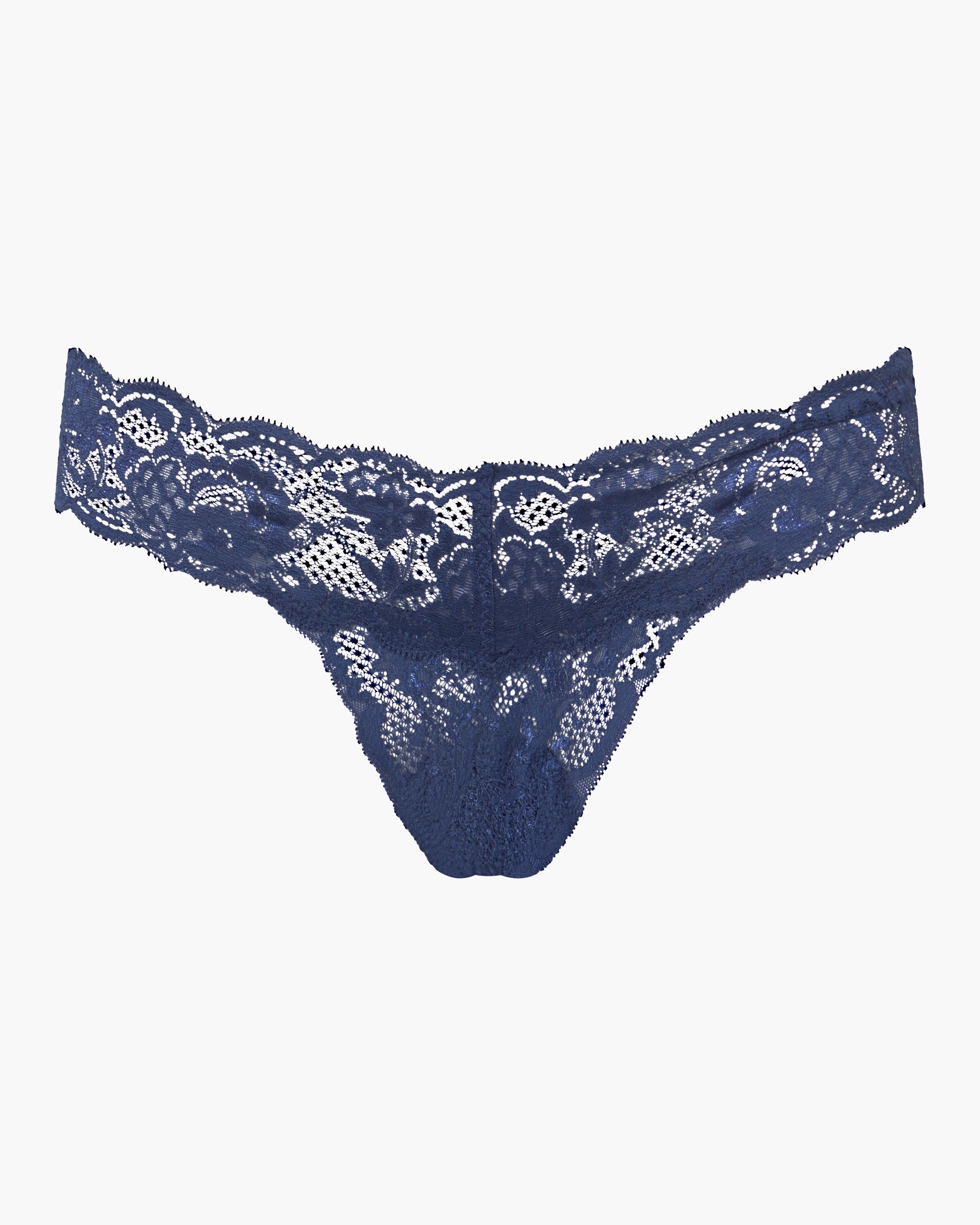 Bleue String - Never Say Never String Taille Basse Cutie