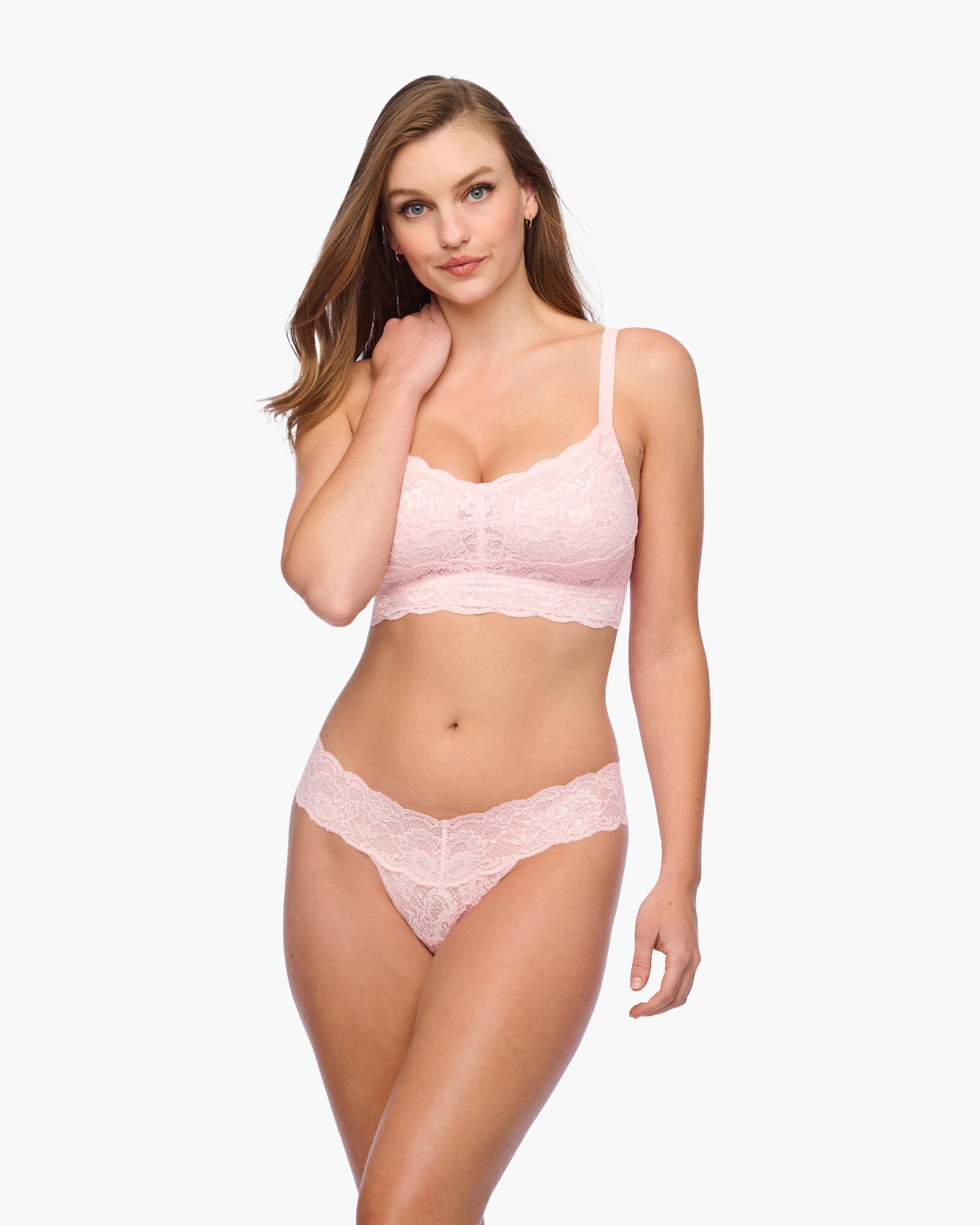 Rosa Tanga - Never Say Never Cutie Tief Sitzender Tanga