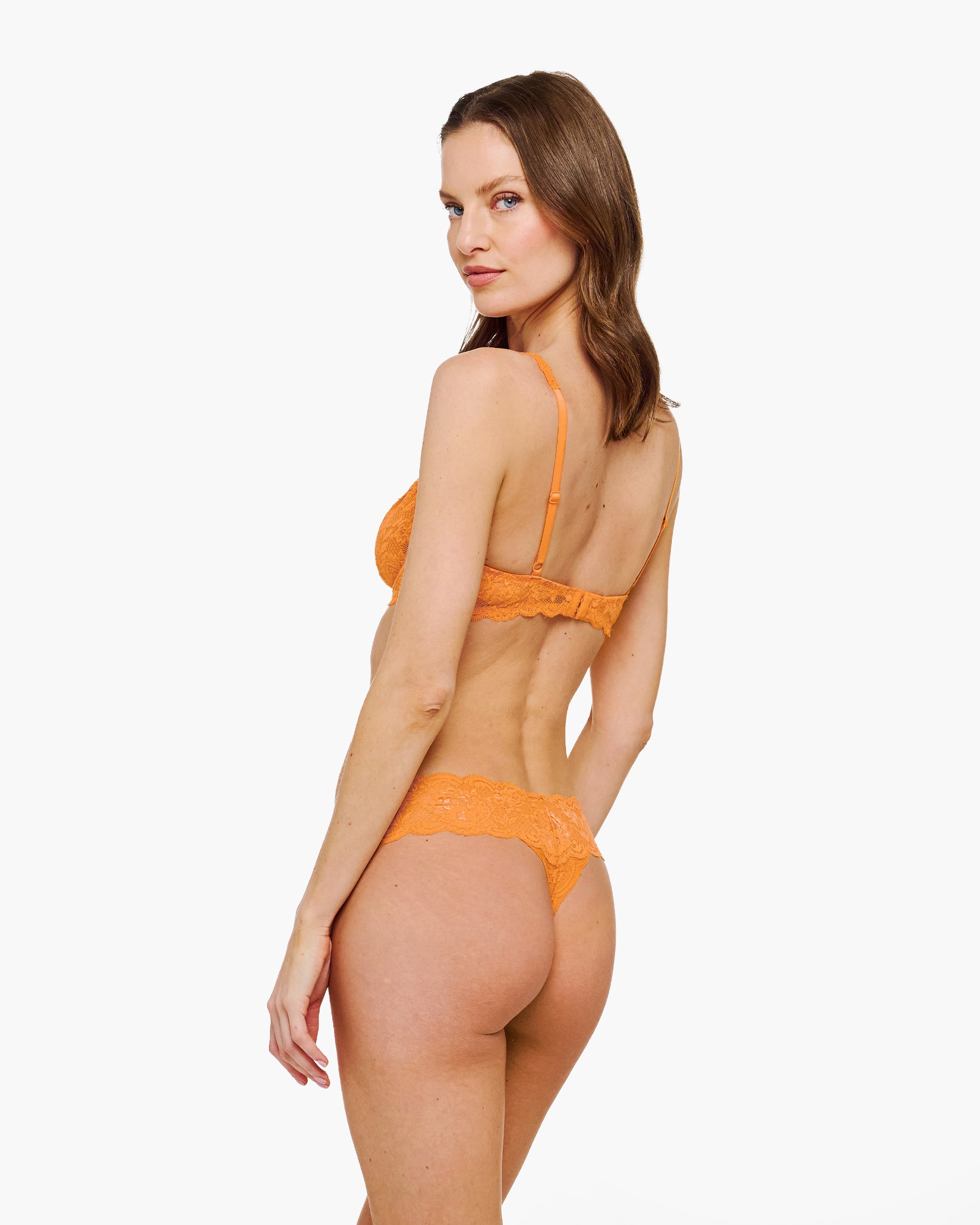 Orange String - Never Say Never String Taille Basse Cutie