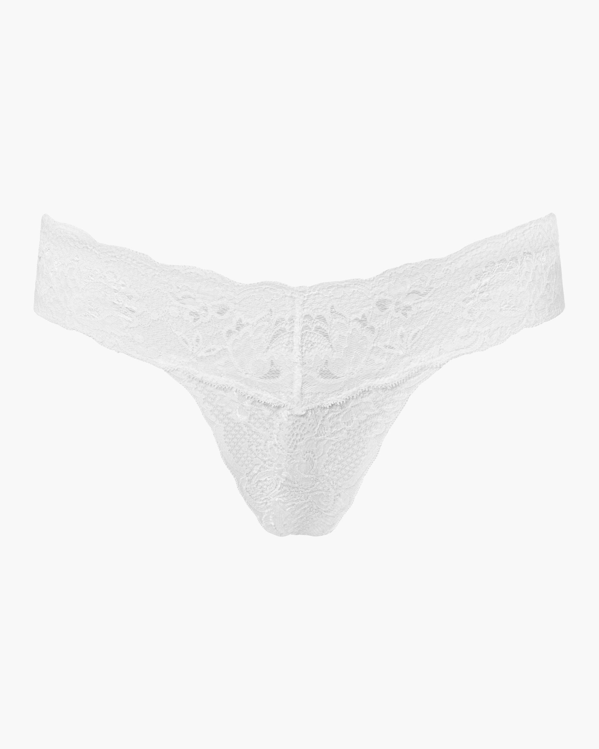 Blanc String - Never Say Never String Taille Basse Cutie