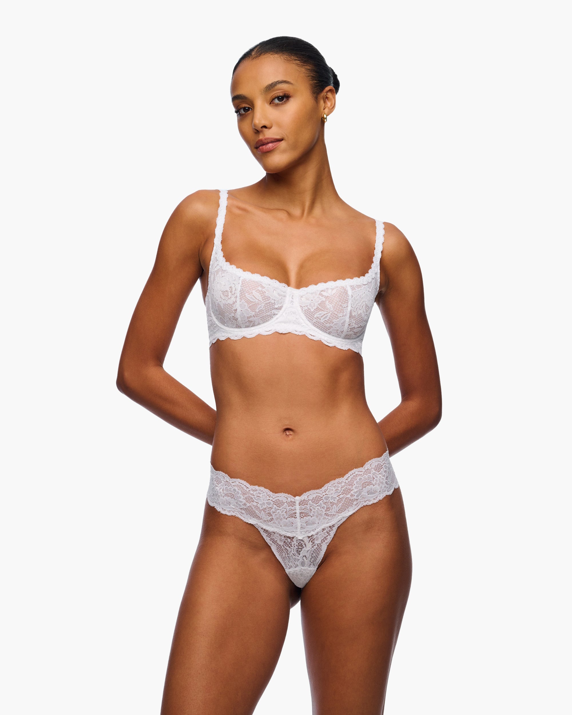 Blanc String - Never Say Never String Taille Basse Cutie
