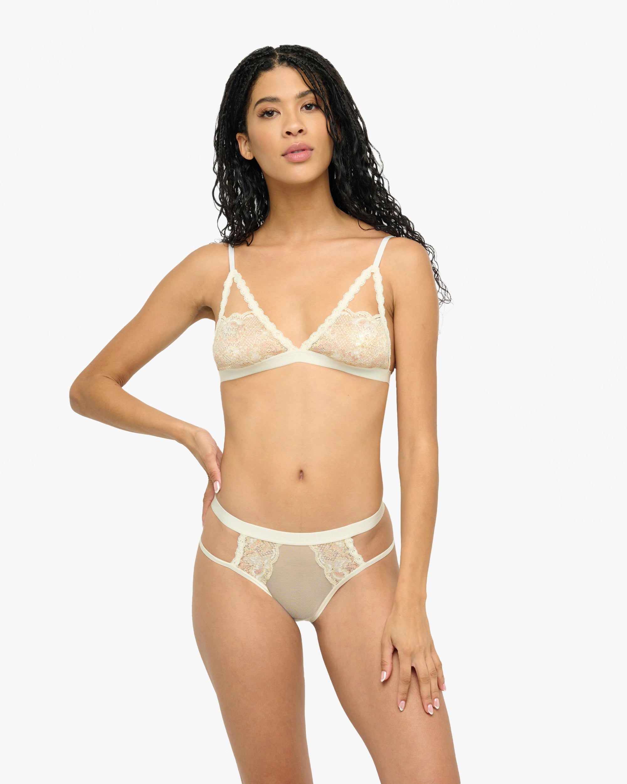 Bianco Slip Sgambati - Never Say Never Bikini Ouvert