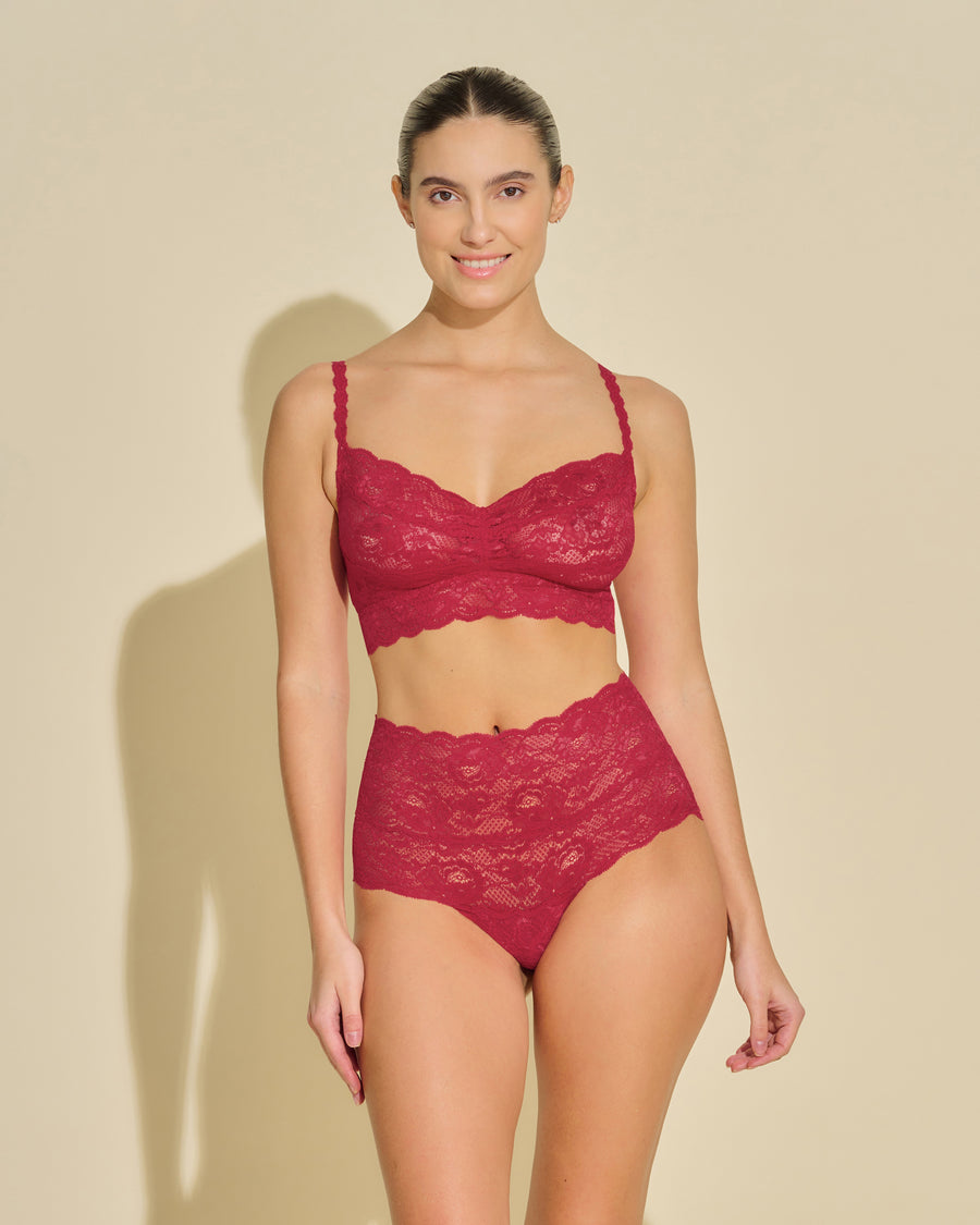 Rossa Slip Sgambati - Never Say Never Bikini A Vita Alta