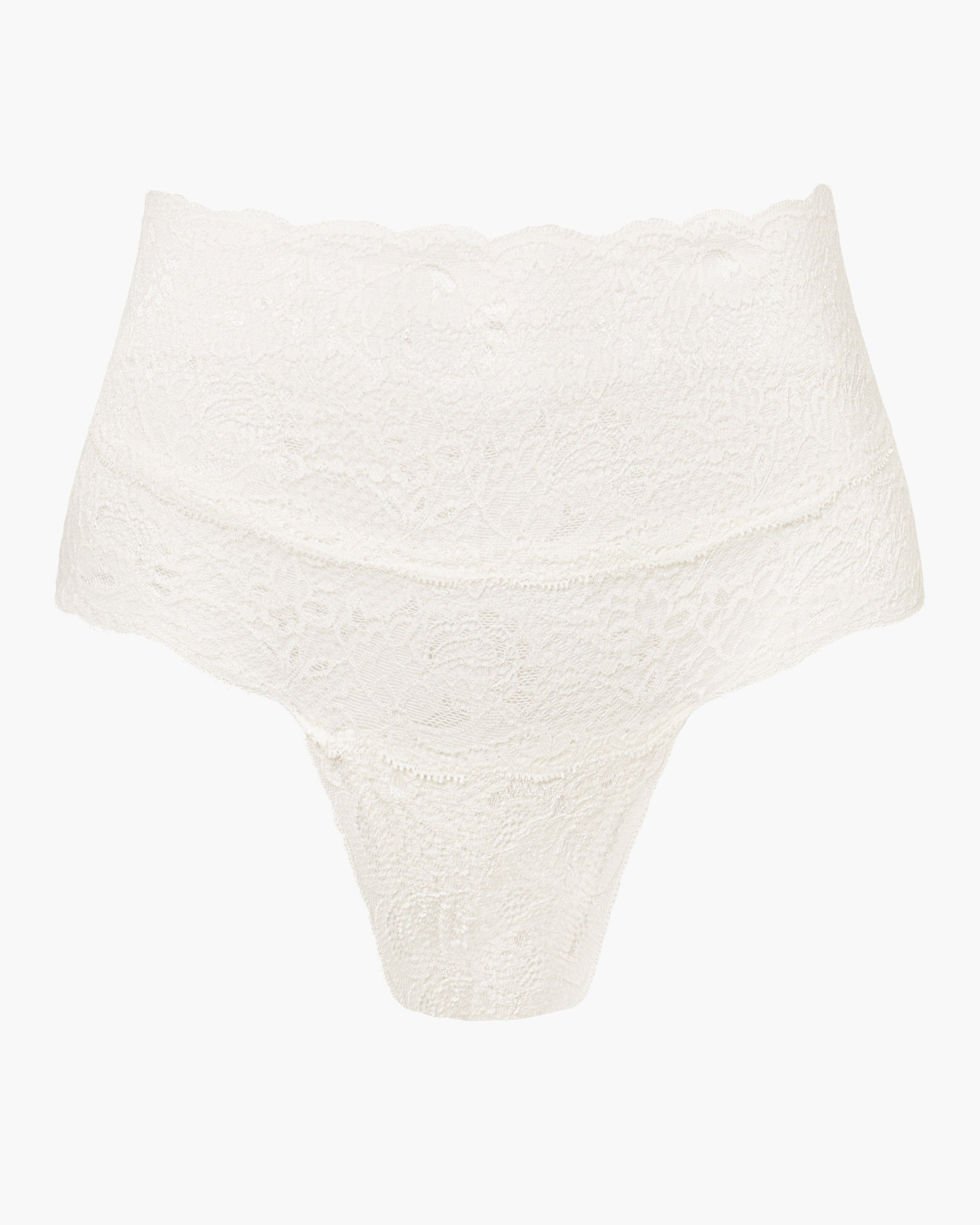 Blanca Braguitas Tipo Bikini - Never Say Never Braguita Estilo Bikini De Talle Alto