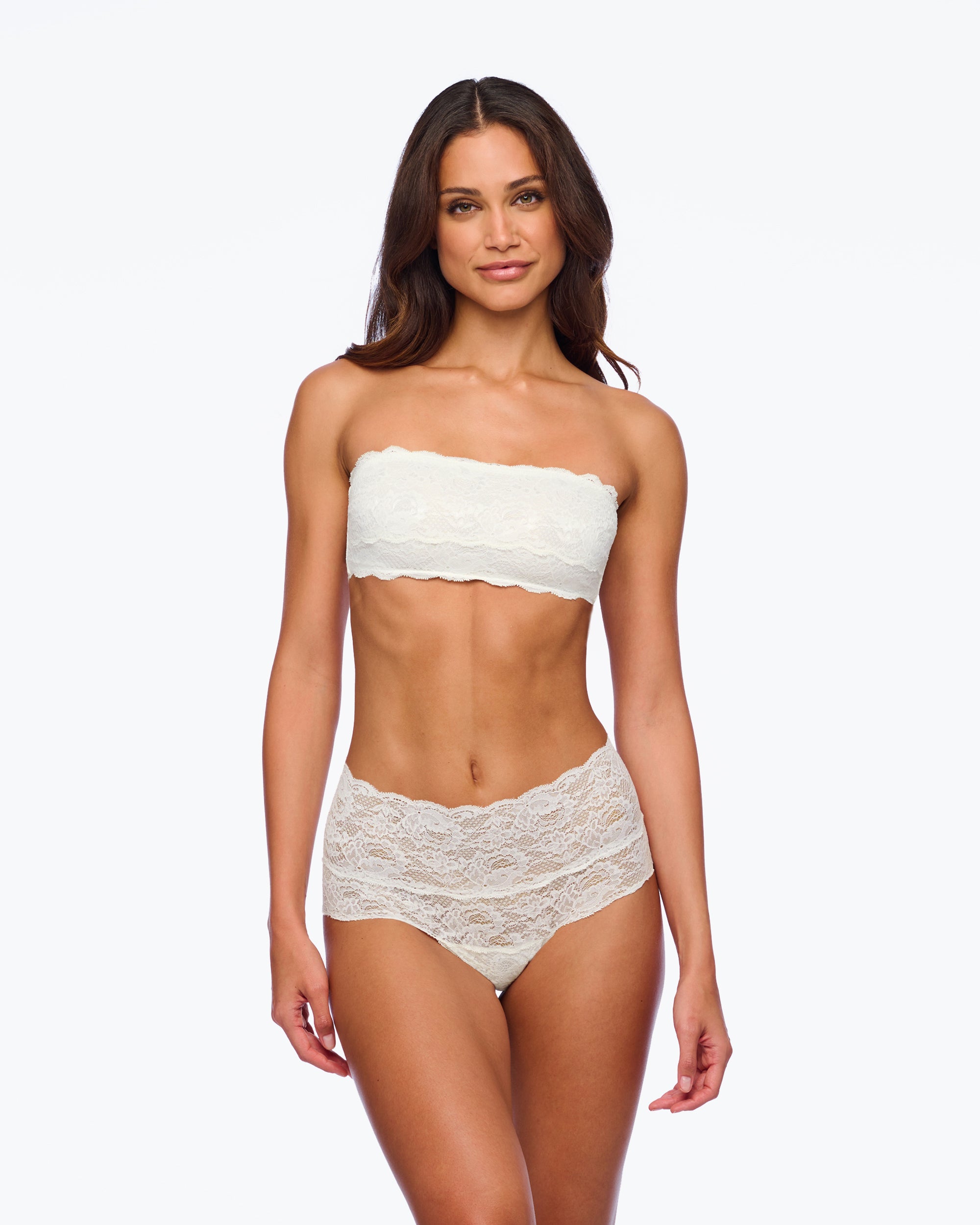 White Bikini - Never Say Never High Waisted Bikini