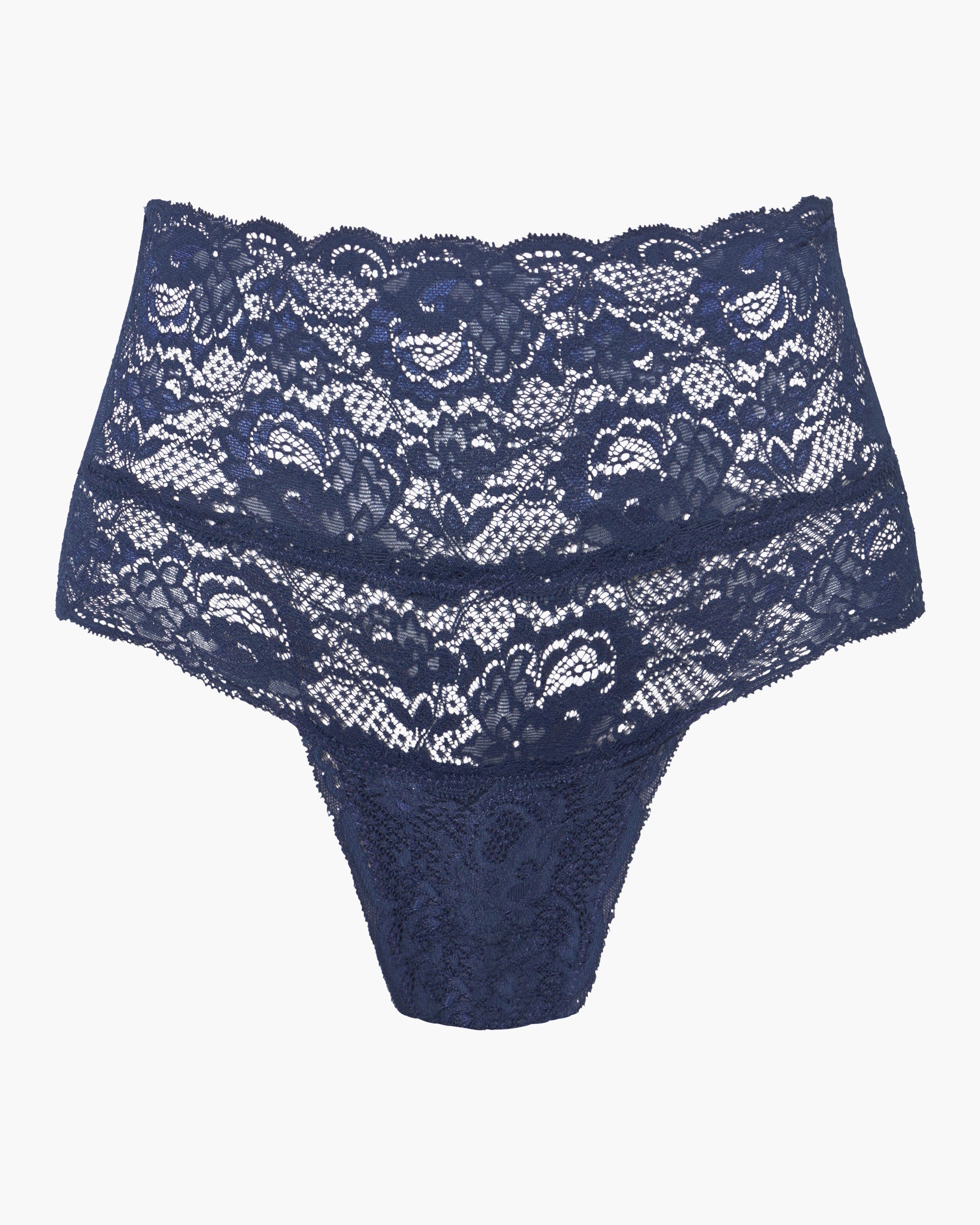 Bleue Culotte Style Bikini - Never Say Never Culotte Taille Haute