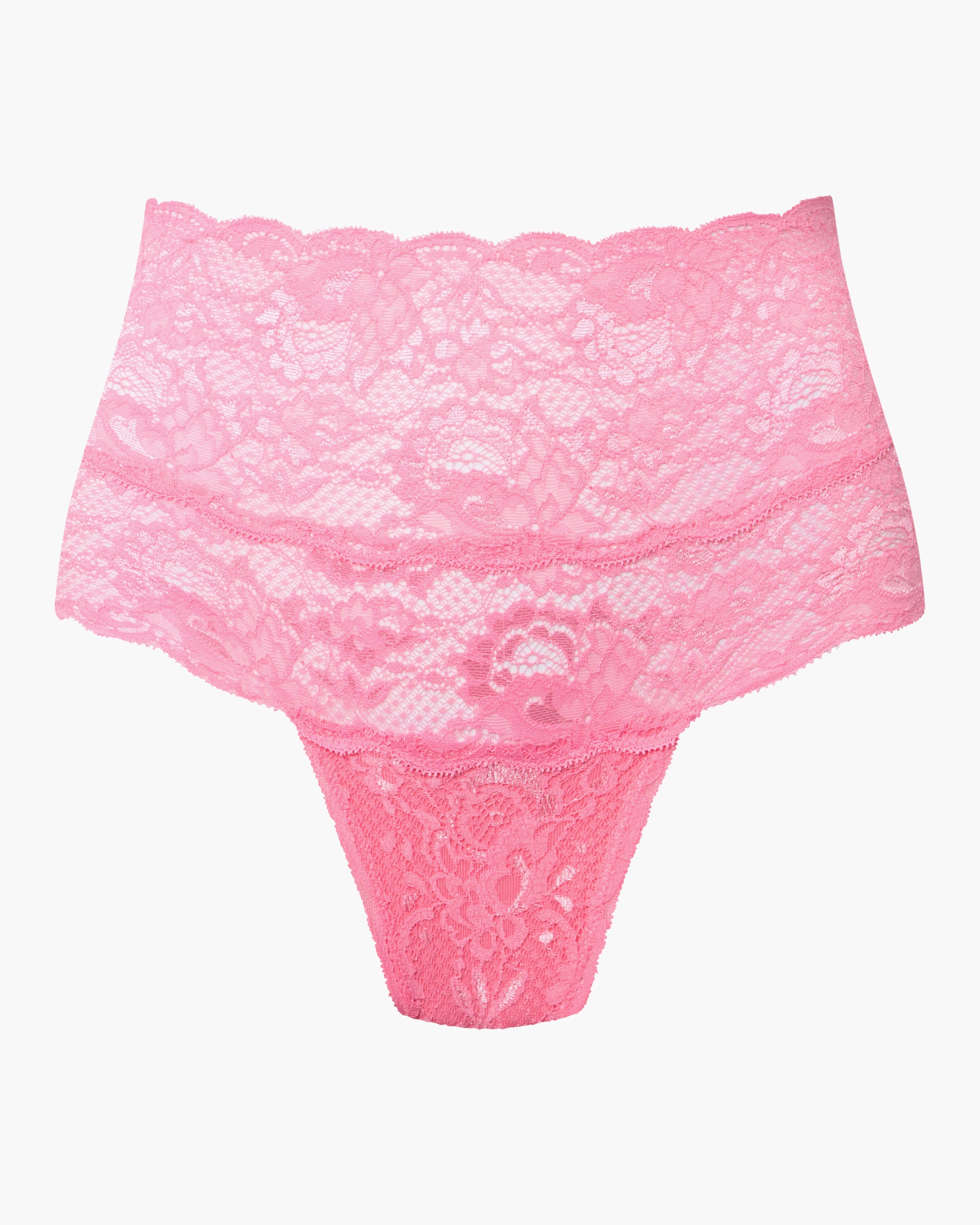 Rosada Braguitas Tipo Bikini - Never Say Never Braguita Estilo Bikini De Talle Alto