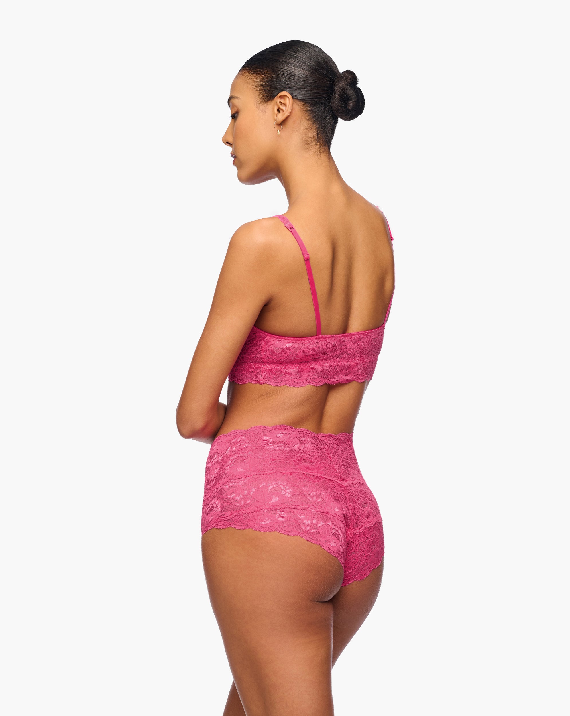 Rosa Slip Sgambati - Never Say Never Bikini A Vita Alta