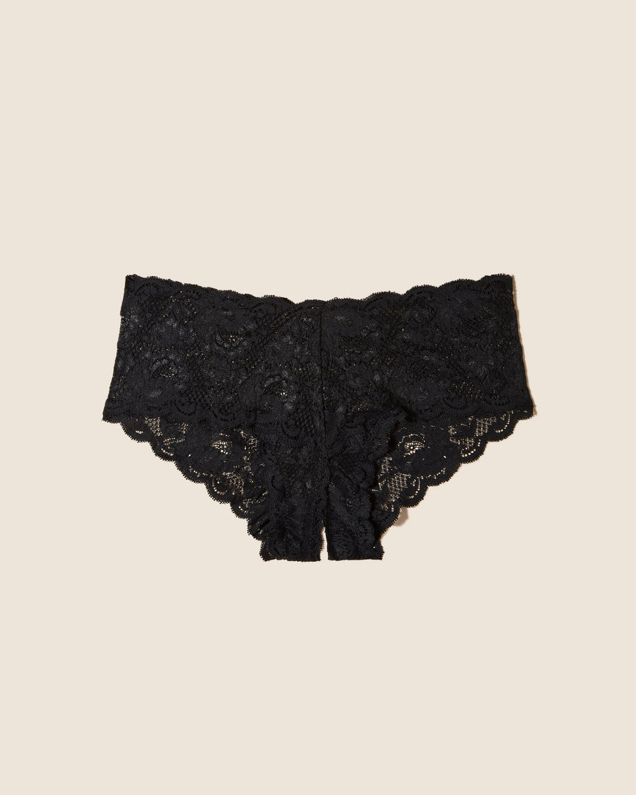 Black Hot Pant - Never Say Never Naughtie Low Rise Boyshort