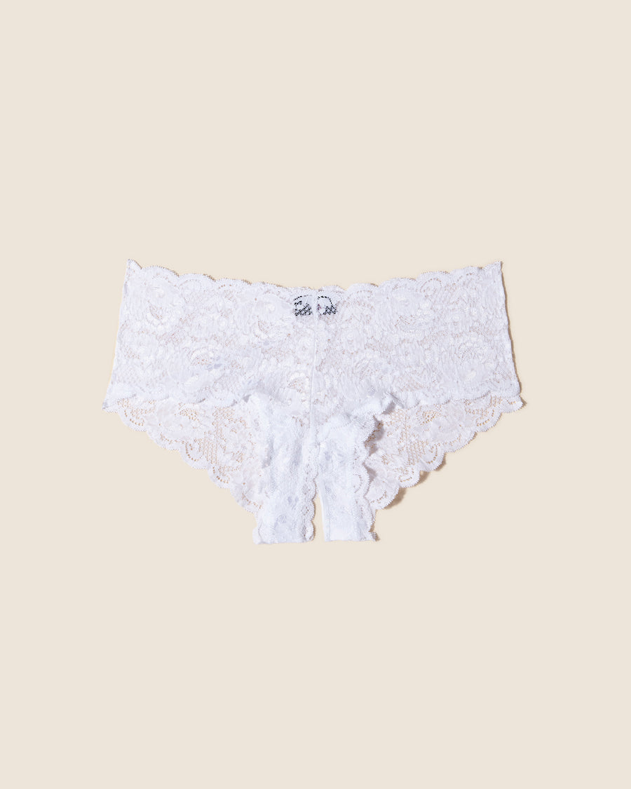 Blanc Shorty - Never Say Never Shorty Taille Basse Naughtie