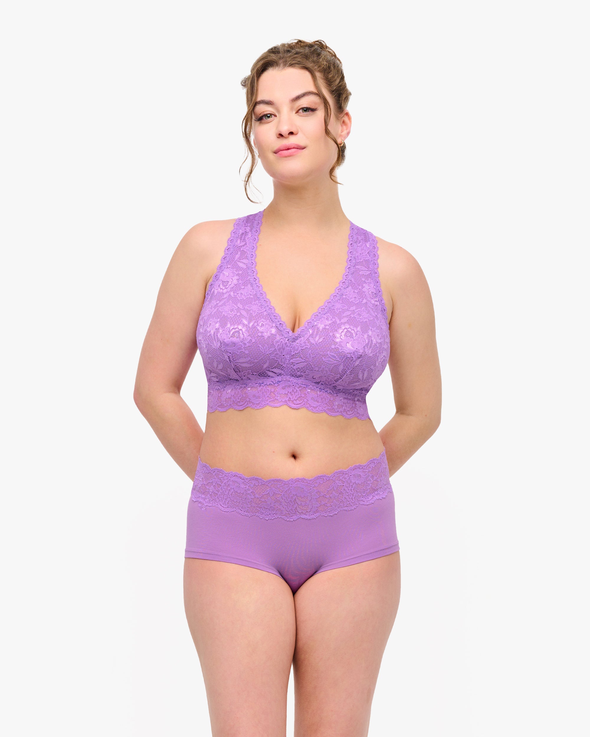 Púrpura Culottes - Never Say Never Culotte Peachie