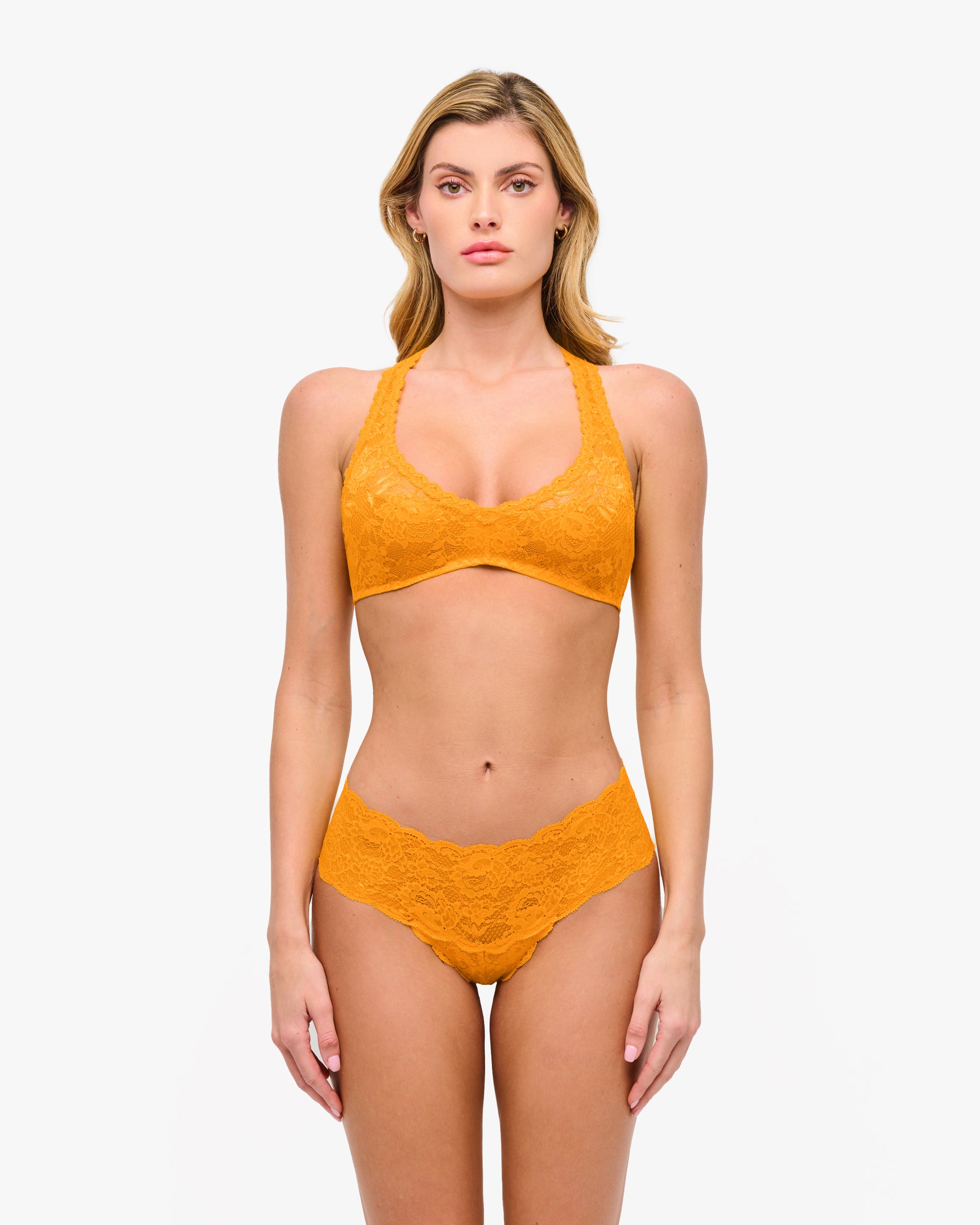 Orange Hotpants - Never Say Never Hottie Tief Sitzender Panty