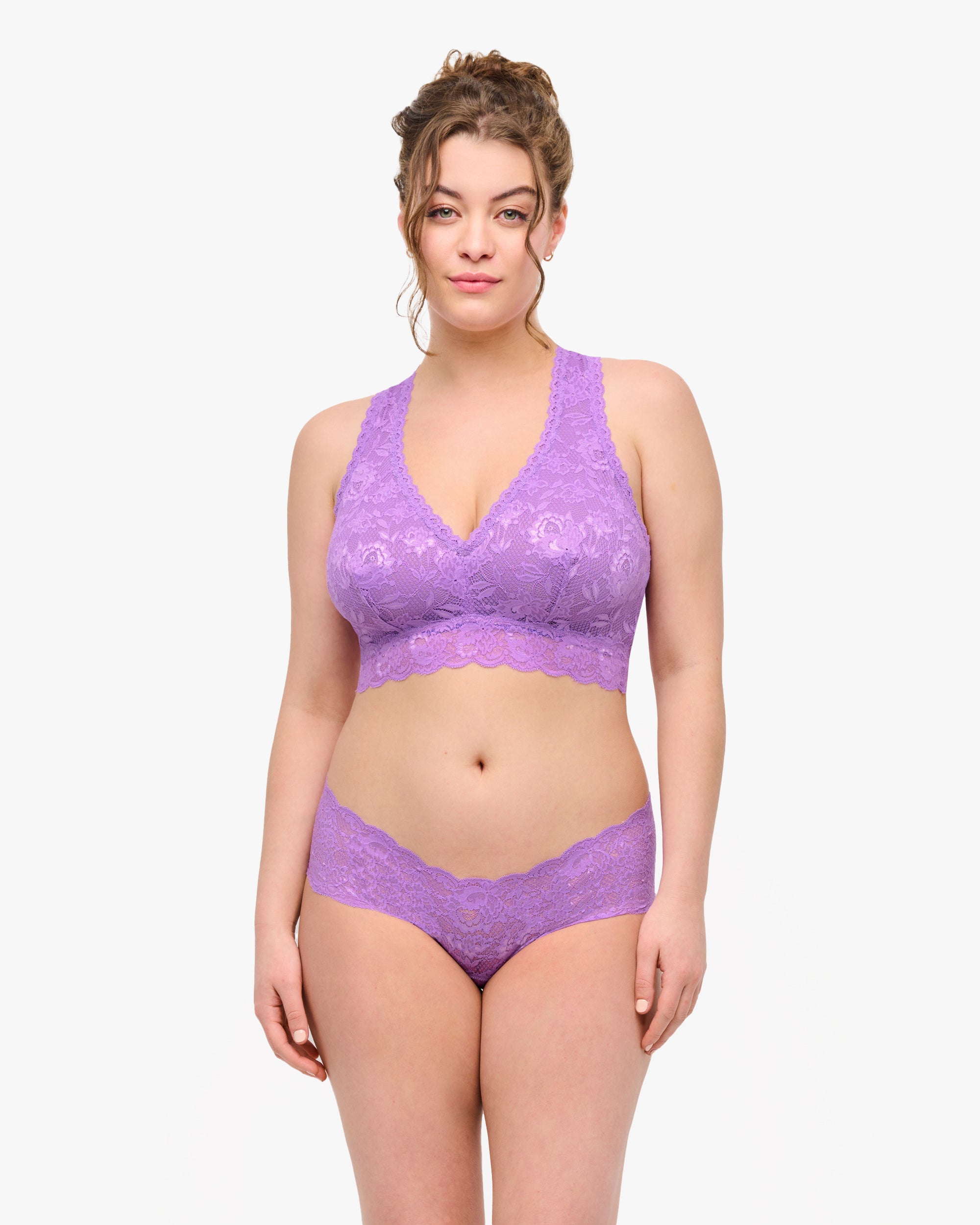 Lila Hotpants - Never Say Never Hottie Tief Sitzender Panty