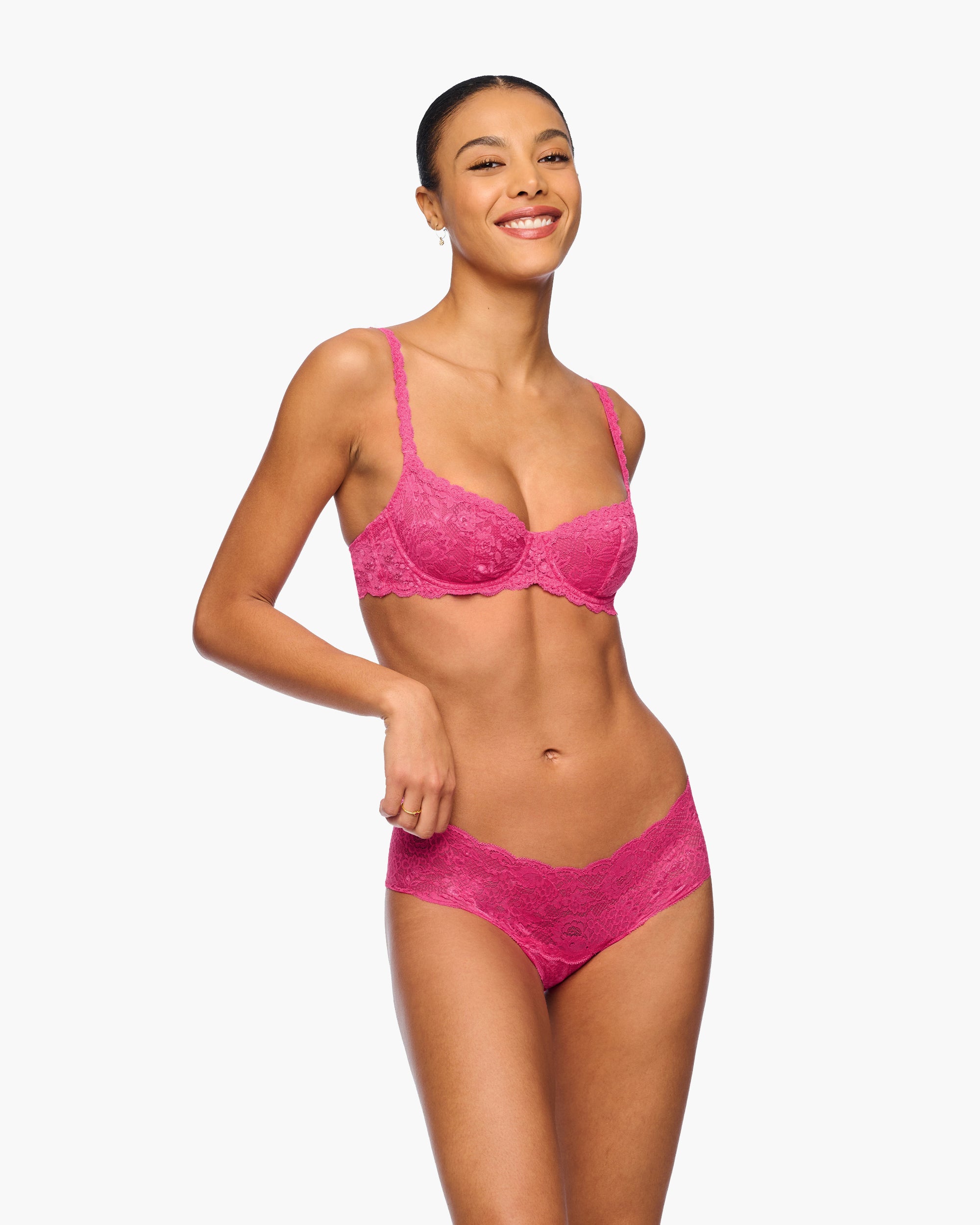 Rosa Culotte - Never Say Never Boxer A Vita Bassa Hottie