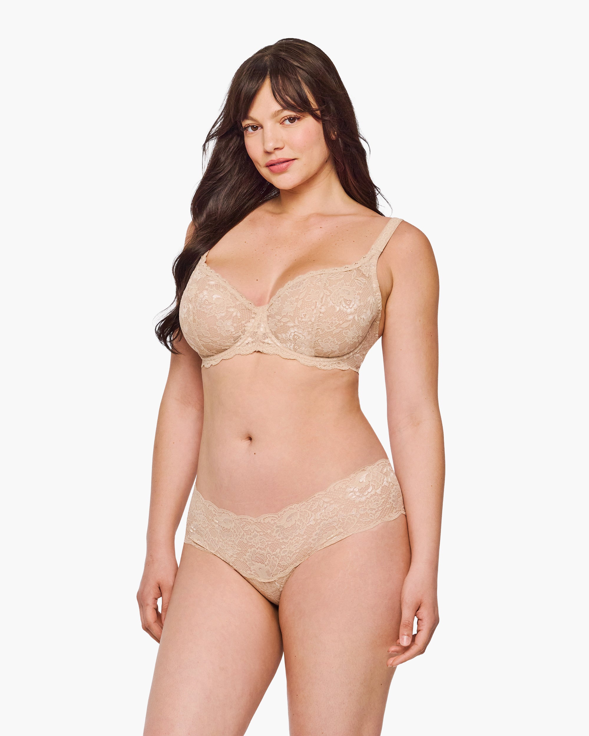 Beige Culotte - Never Say Never Boxer A Vita Bassa Hottie