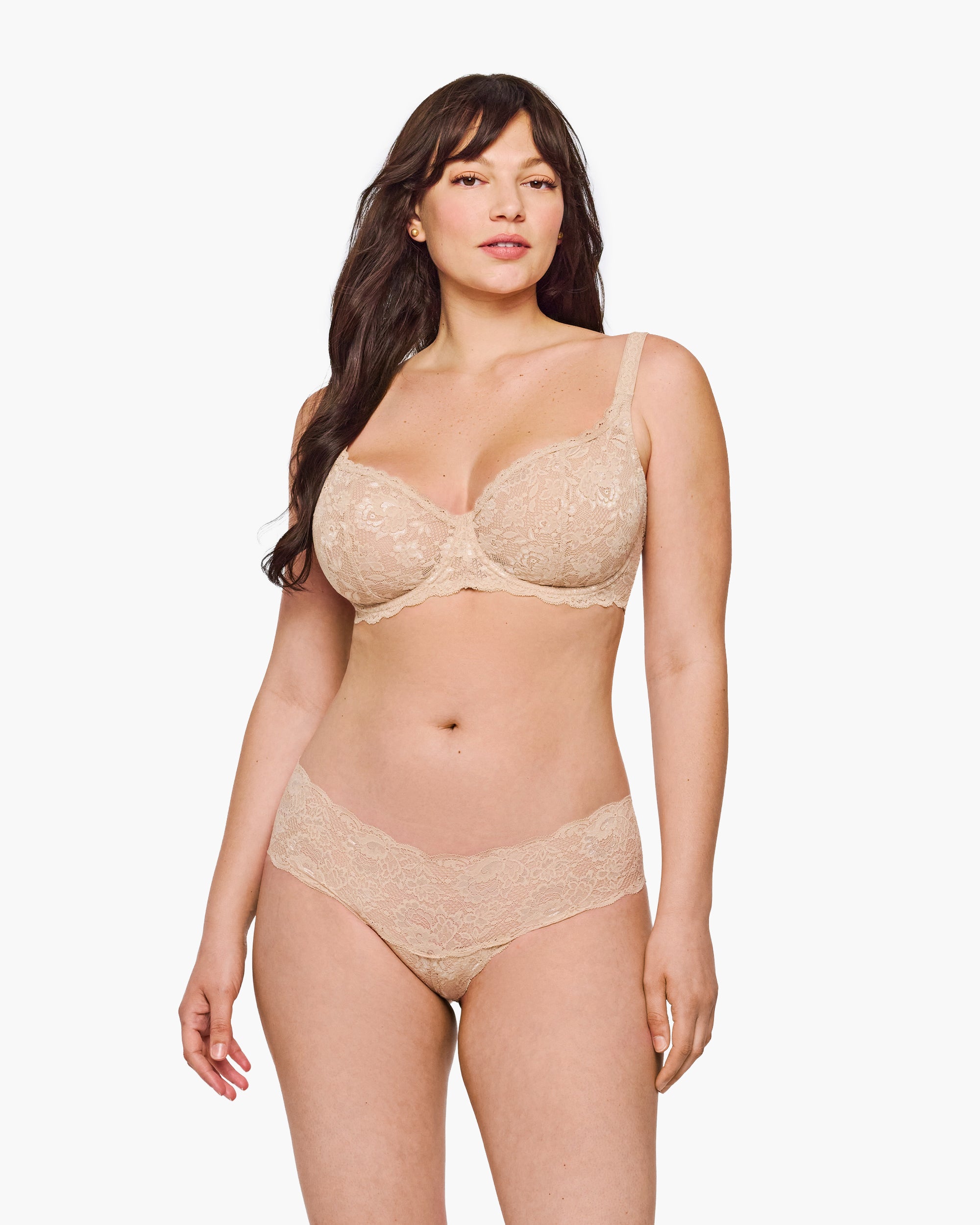 Beige Culotte - Never Say Never Boxer A Vita Bassa Hottie