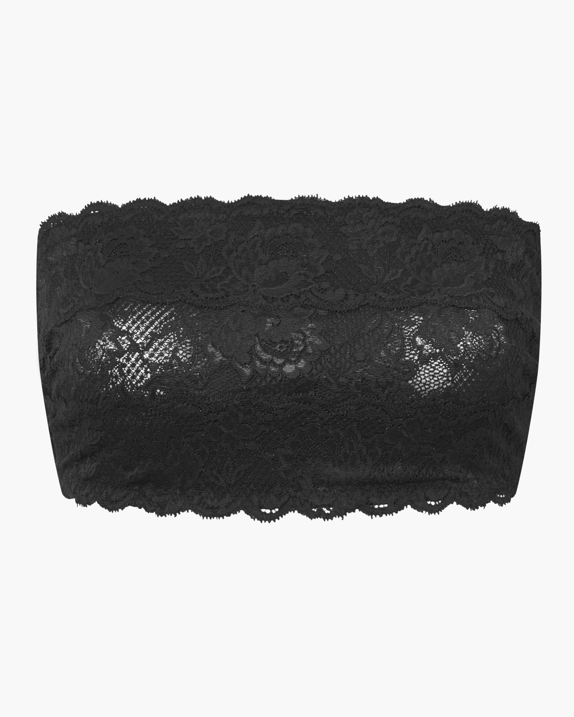 Schwarz Bralette - Never Say Never Curvy Flirtie Bandeau Bh