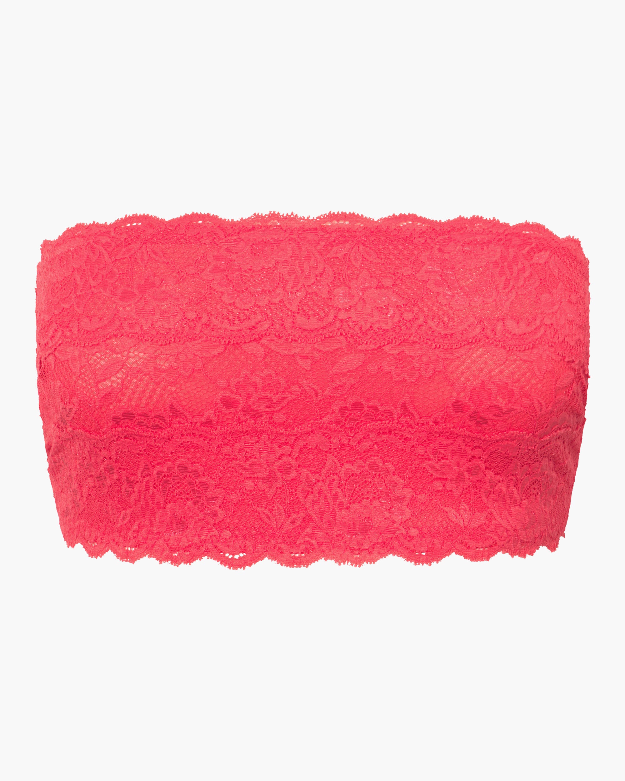 Rosa Bralette - Never Say Never Reggiseno A Fascia Curvy Flirtie