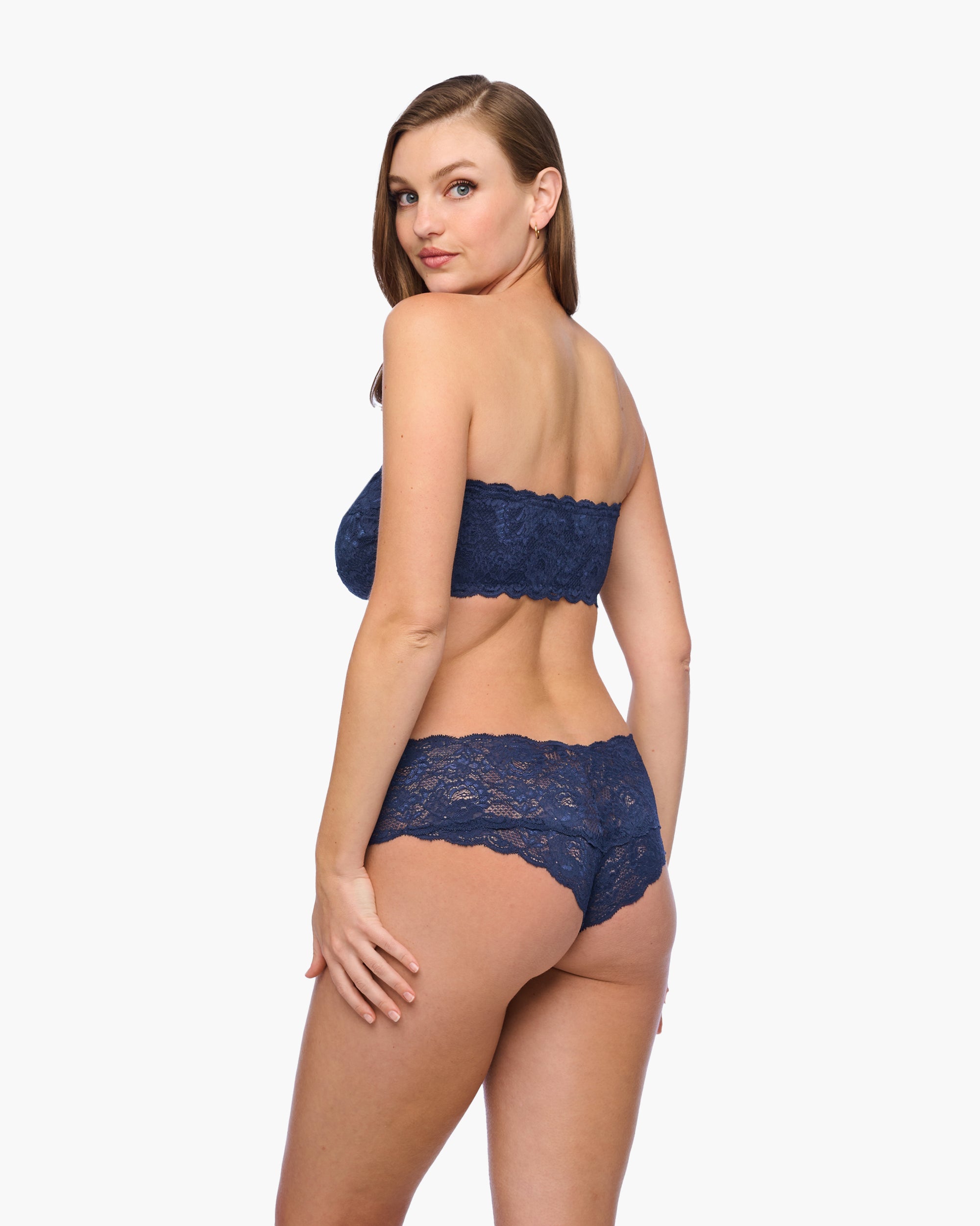 Bleue Bralette - Never Say Never Soutien-Gorge Bandeau Curvy Flirtie