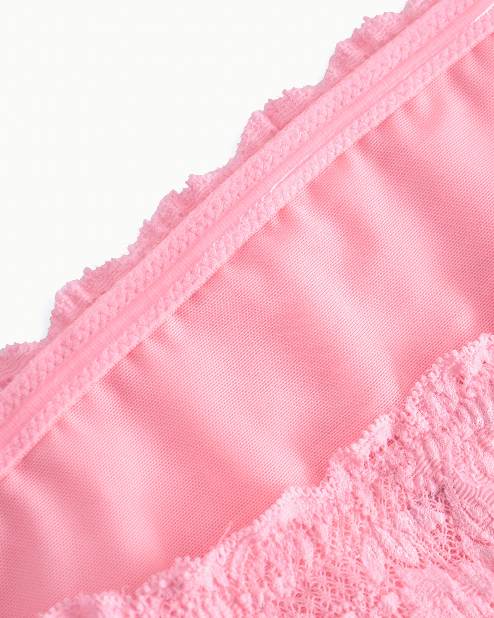 Pink Bralette - Never Say Never Curvy Flirtie Bandeau Bra